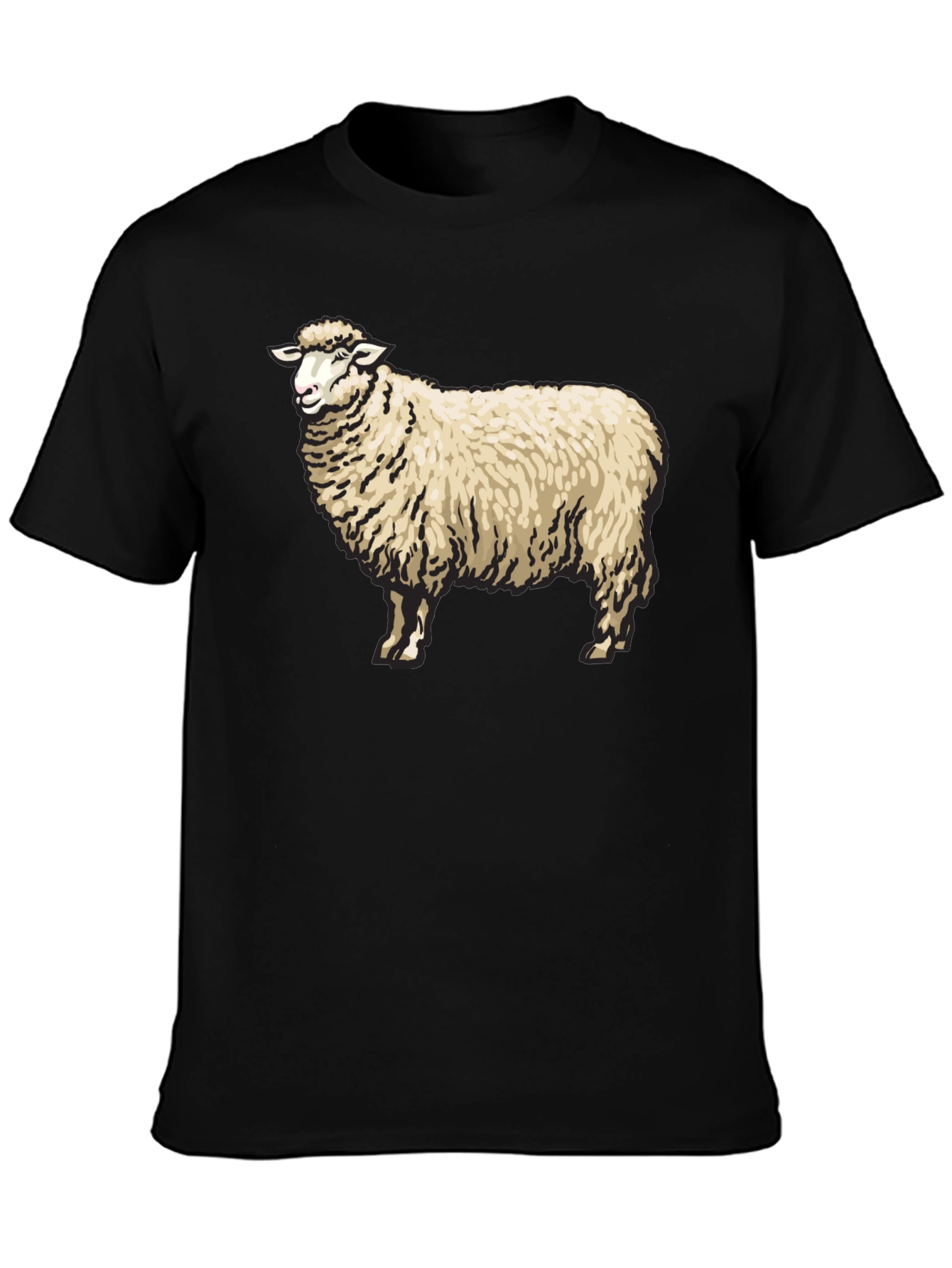 Black Sheep Graphic Black T-Shirt view 3