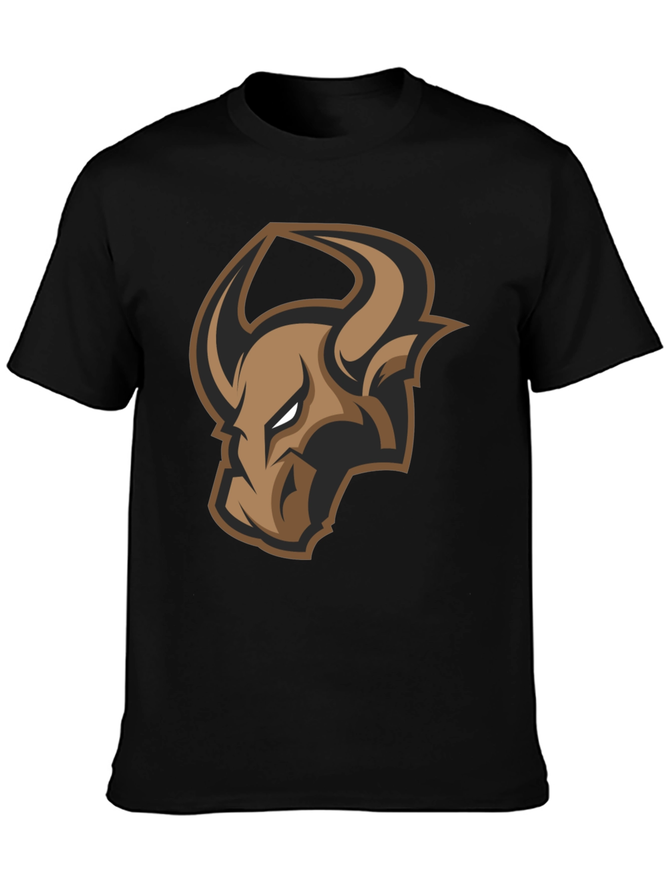 Black Bull Logo Graphic Tee - Black view 3