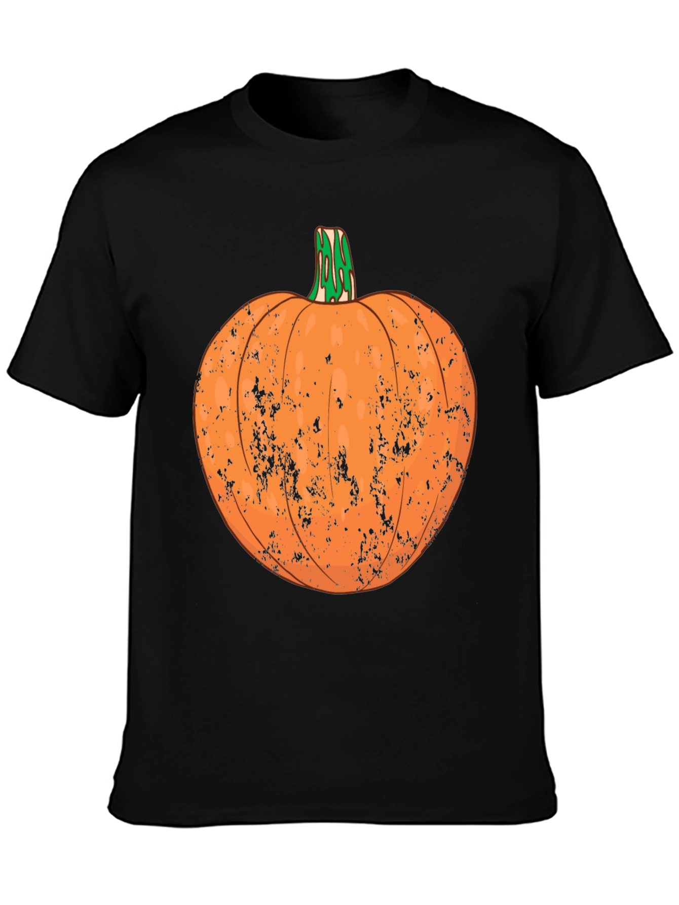 Distressed Pumpkin Graphic Tee - Halloween Ready - 3