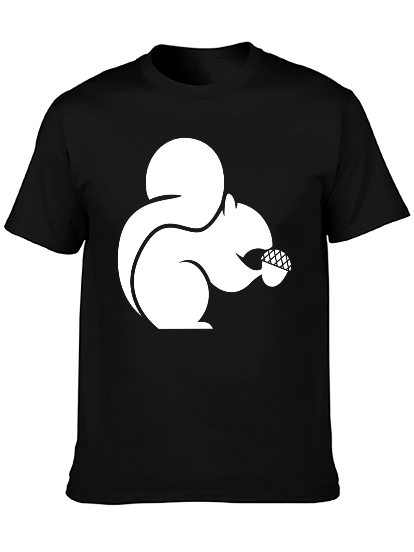 Black Squirrel Nut T-Shirt - Graphic Tee for Animal Lovers view 3