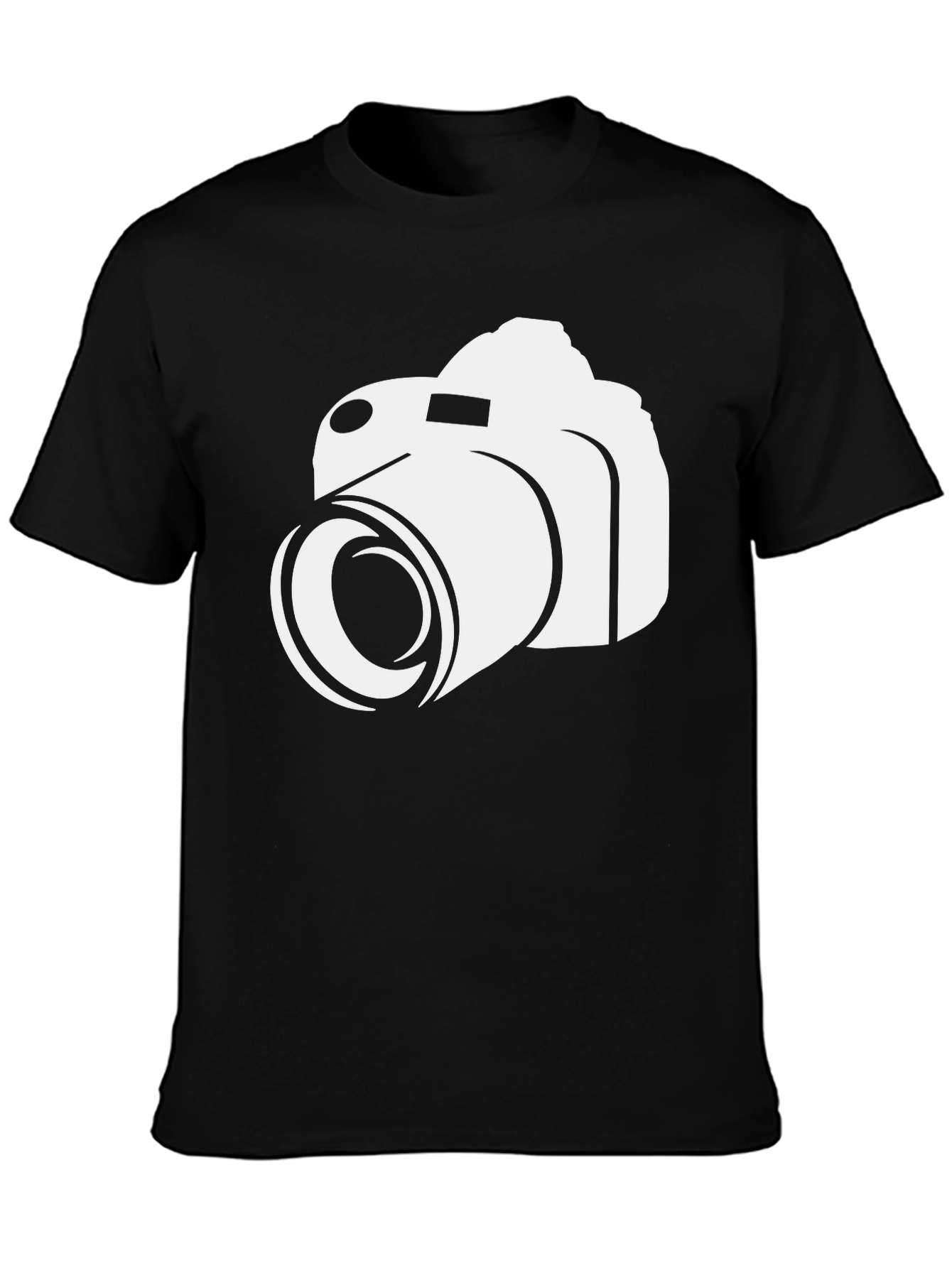 Black Camera Graphic Tee - Photographer Gift view 3