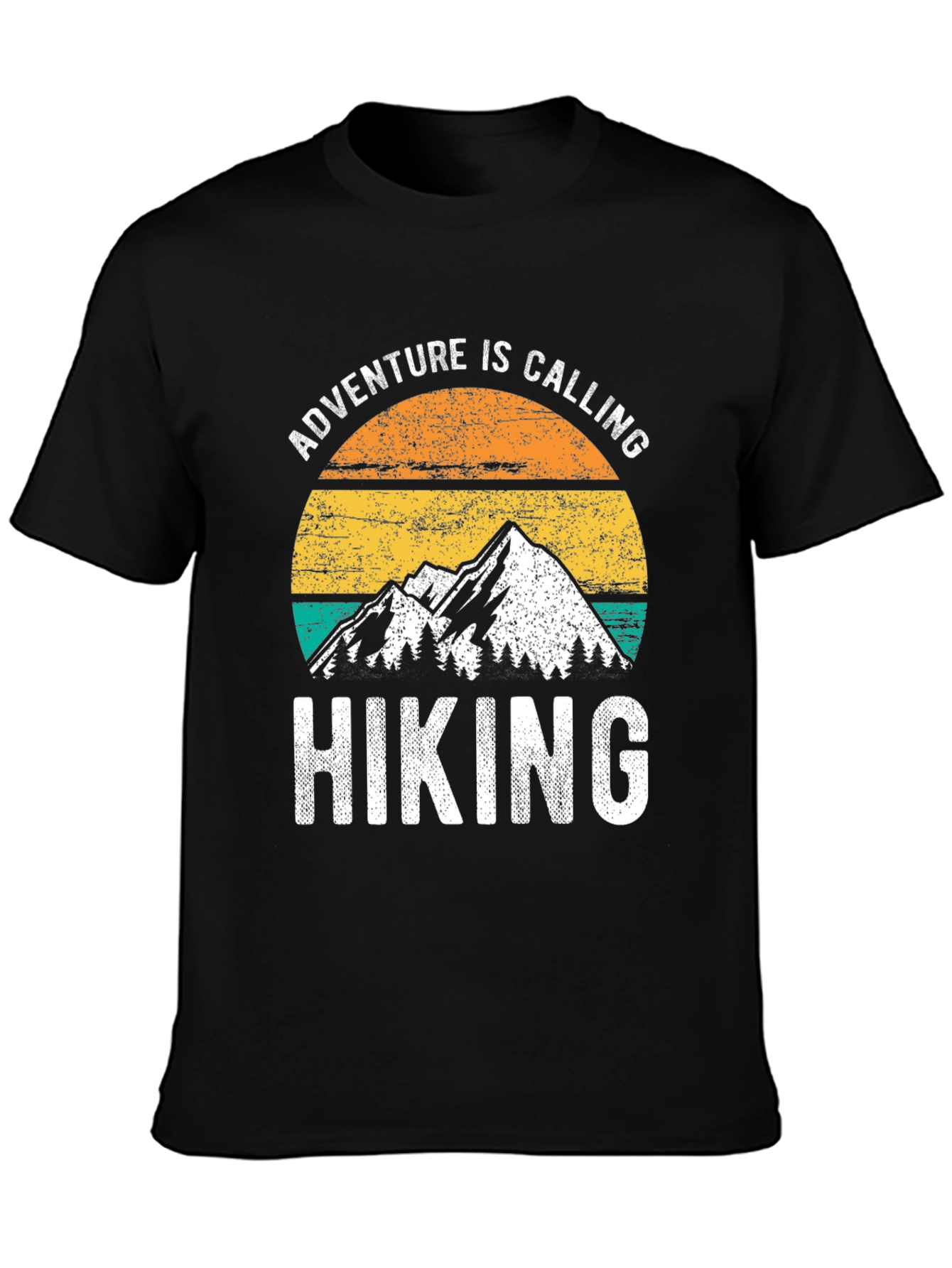 Black Adventure Hiking T-Shirt view 3