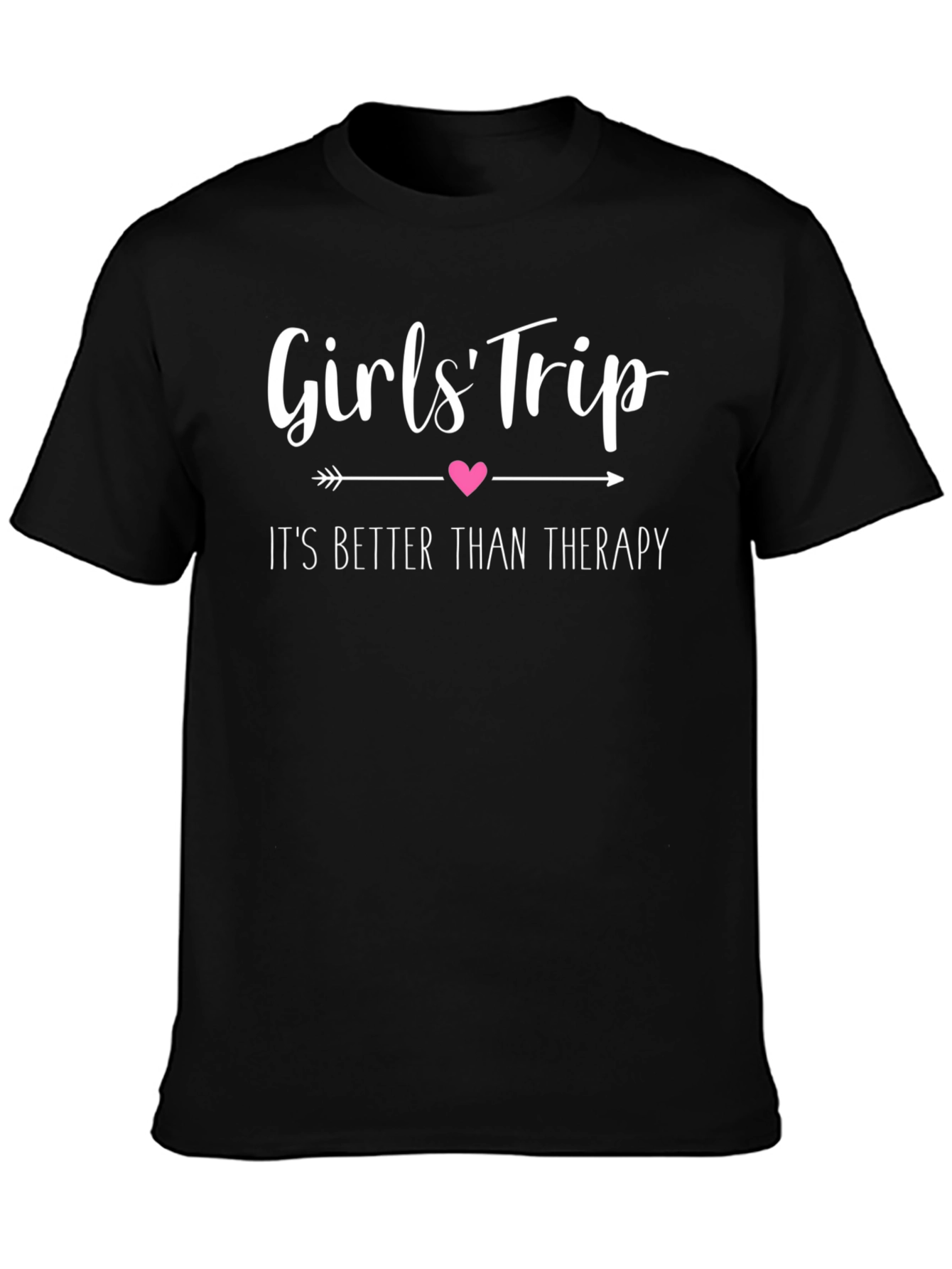 Black Girls' Trip T-Shirt - Better Than Therapy! view 3
