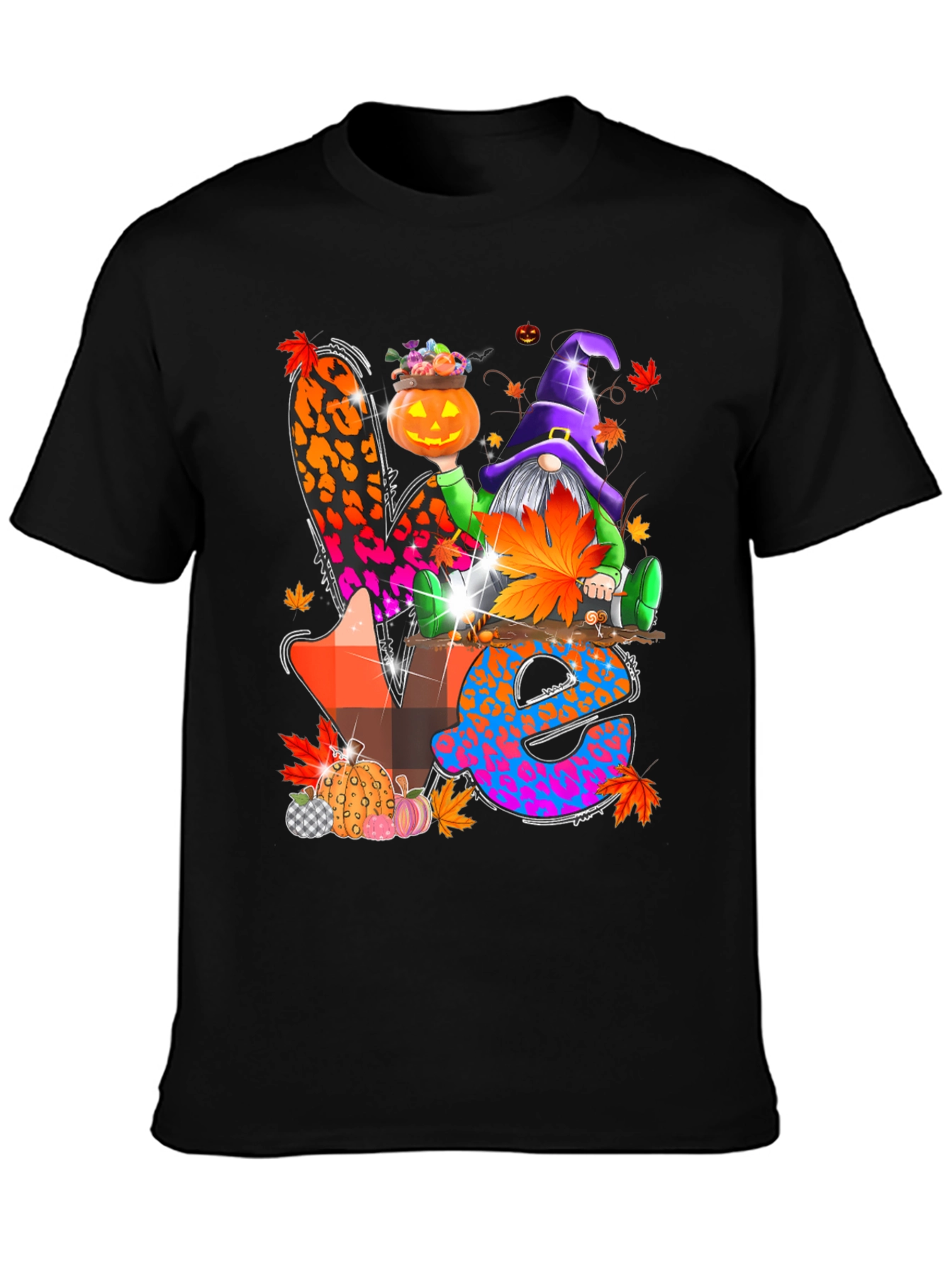 Halloween Gnome 'Love' T-Shirt - 3