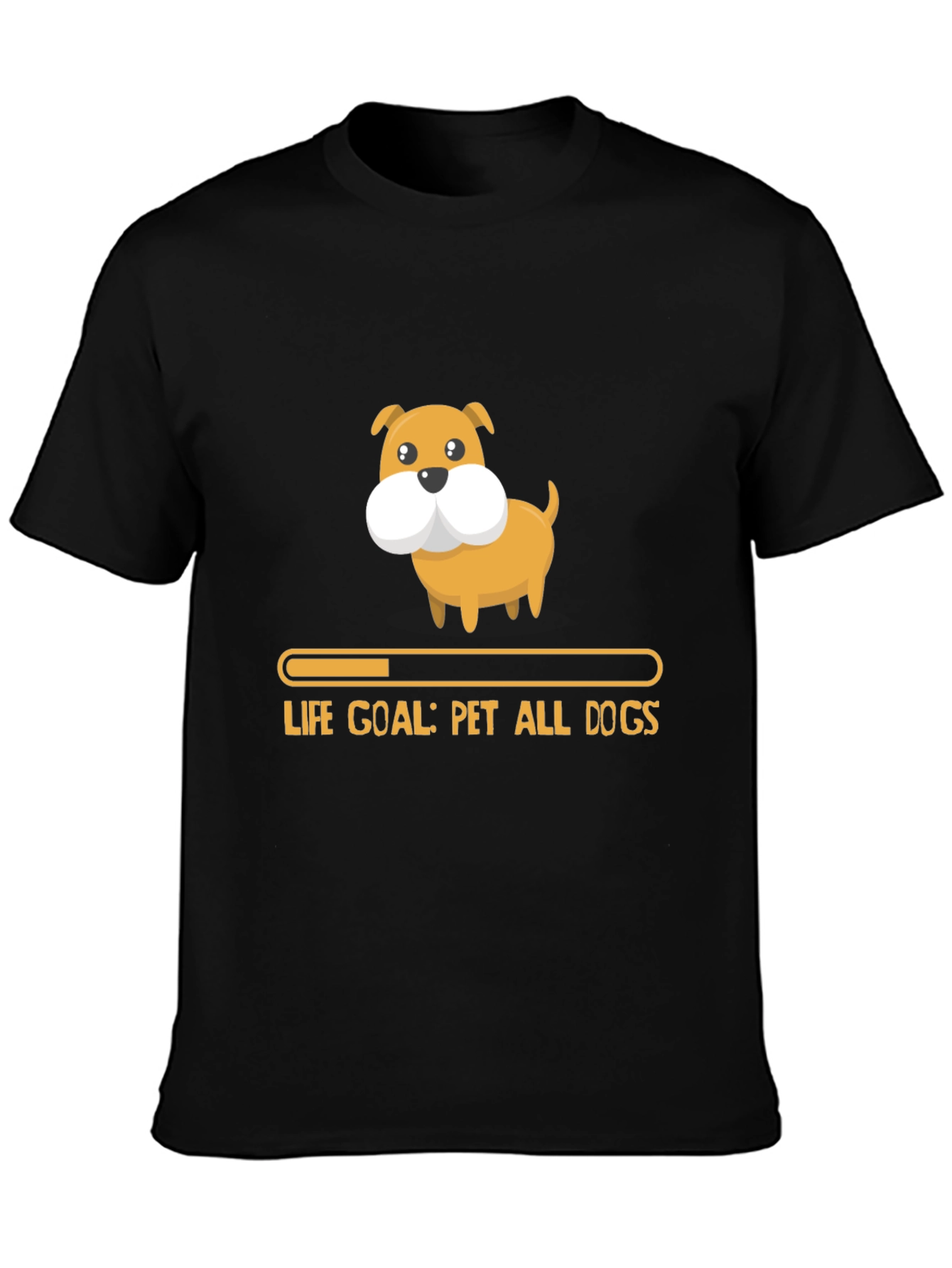 Black Pet All Dogs T-Shirt - Funny Dog Lover Tee view 3