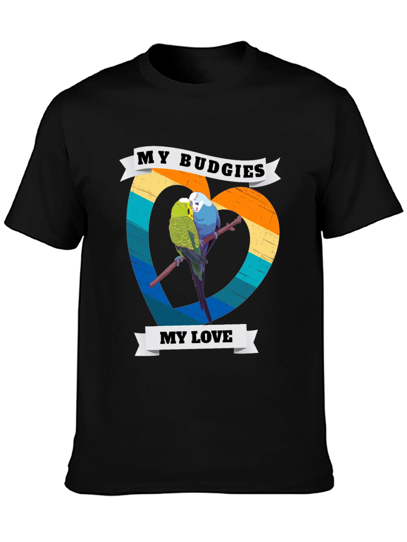 My Budgies My Love T-Shirt - Cute Bird Lover Tee - 3