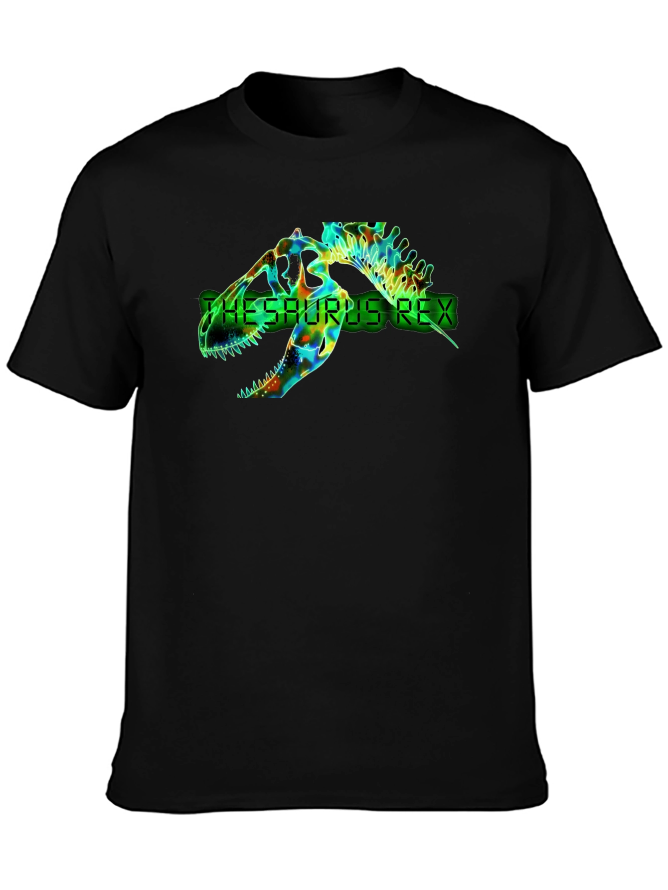 Black Thesaurus Rex Graphic T-Shirt - Black view 3