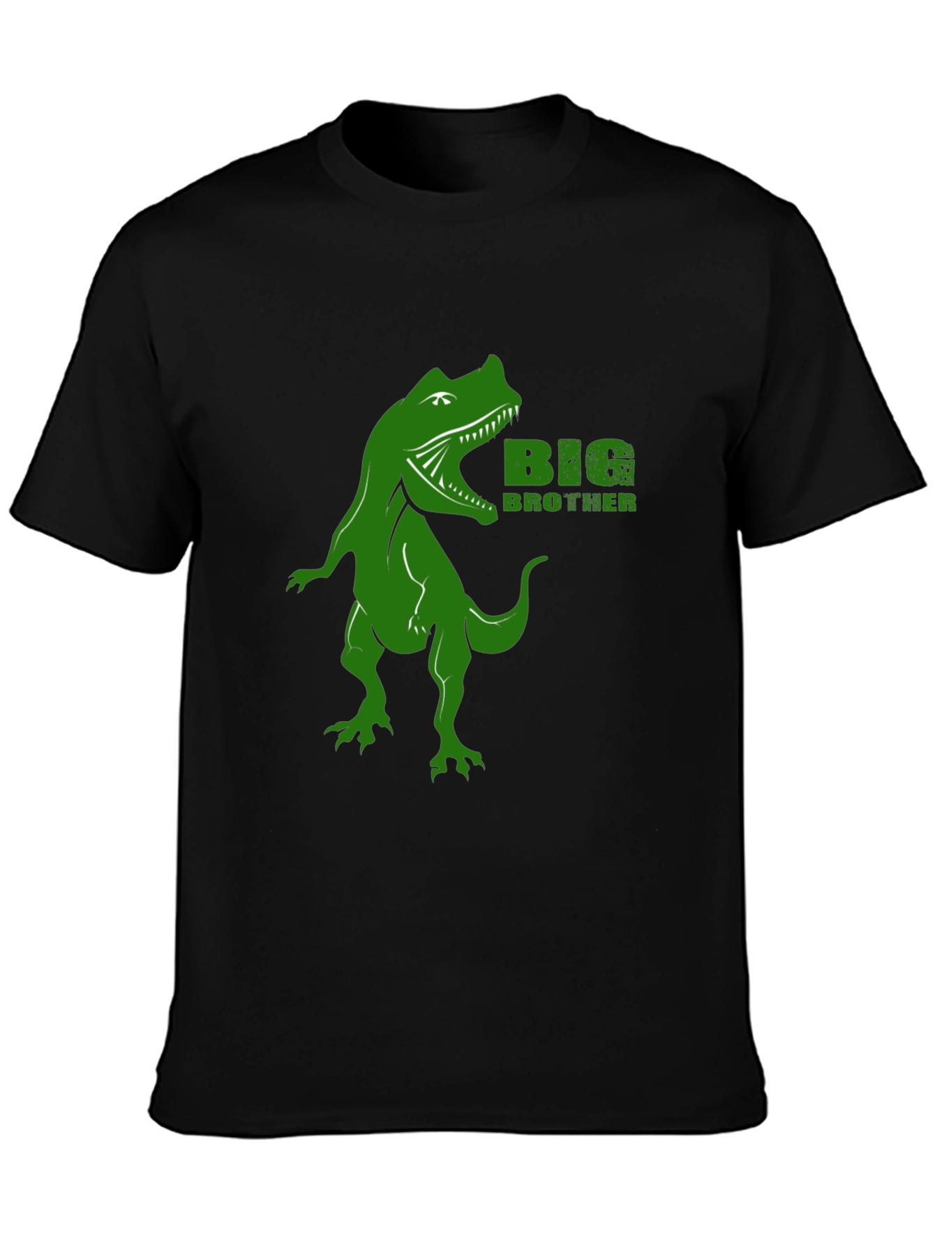 Black Big Brother Dinosaur T-Shirt - Black Dino Tee view 3