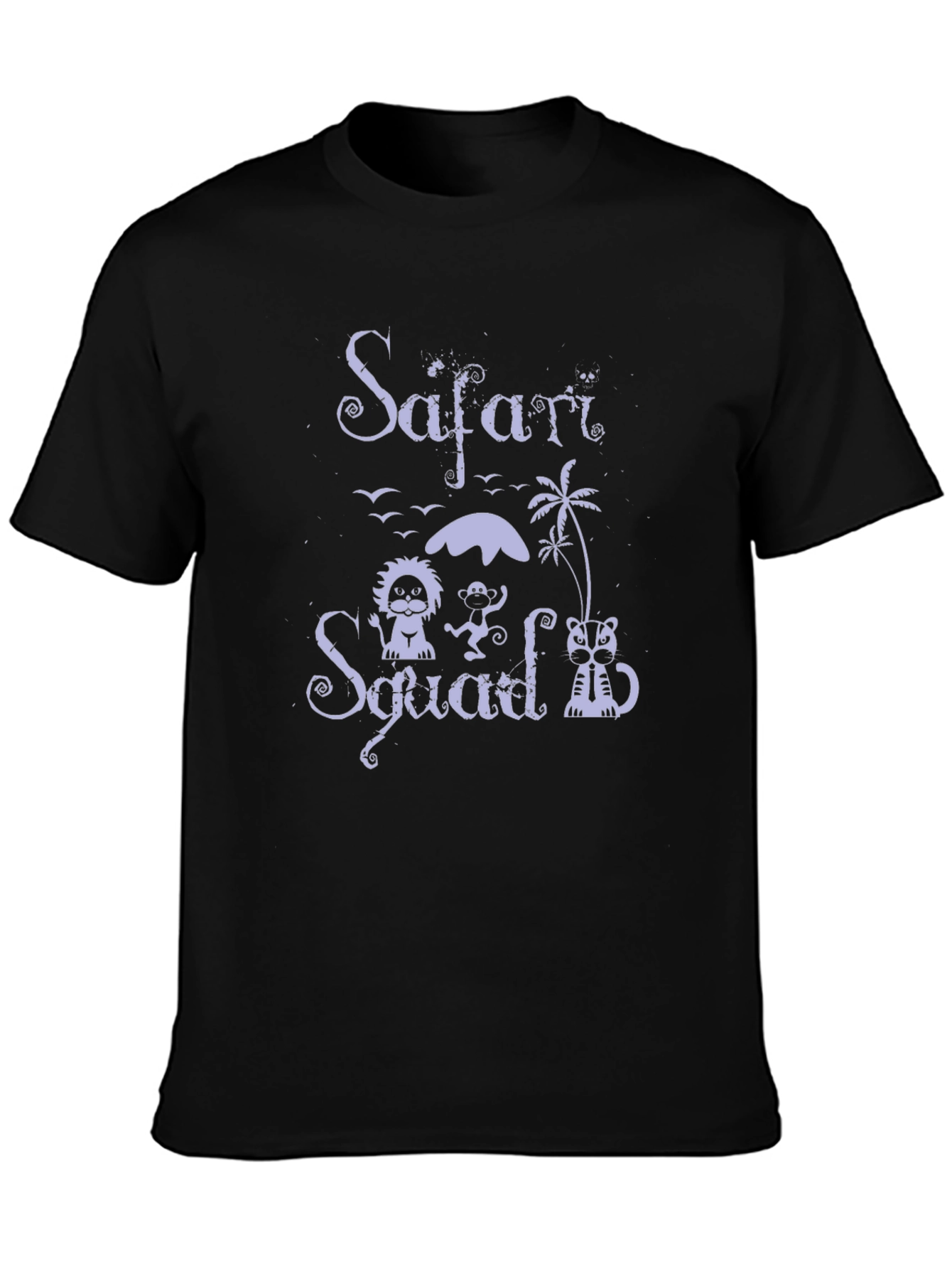 Black Safari Squad Graphic Tee - Adventure Awaits view 3