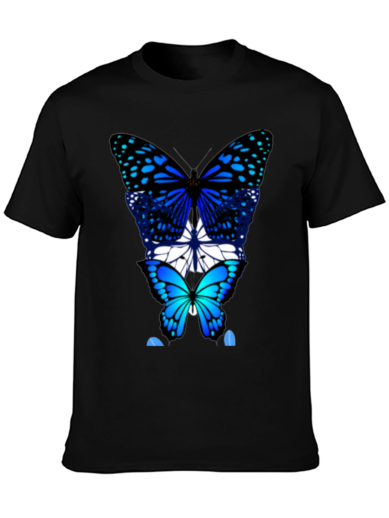 Black Butterfly T-Shirt - Bold Graphic Tee view 3