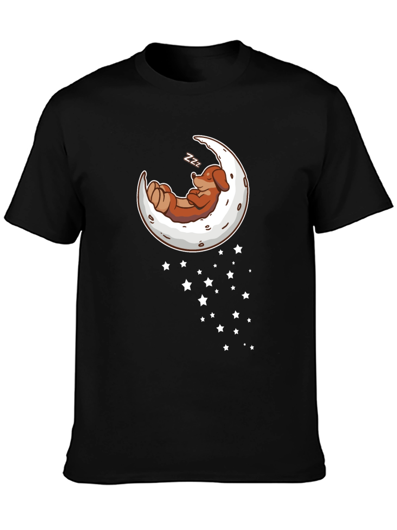 Dachshund Moon Sleep T-Shirt - 3