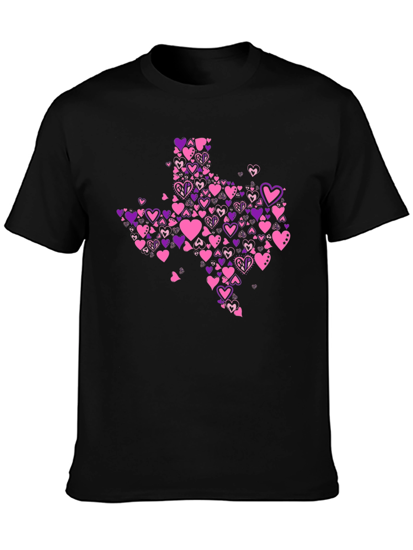 Texas Love Heart Valentine's T-Shirt - 3
