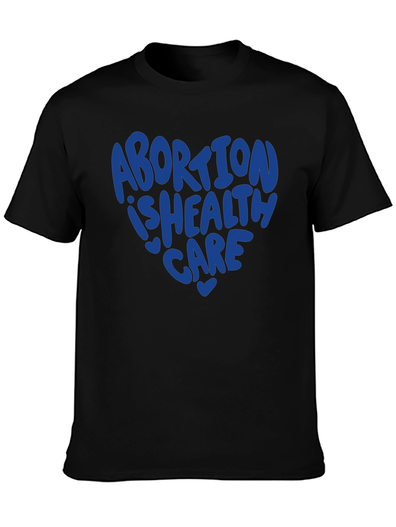 Black Abortion is Healthcare Graphic Tee - Pro Choice Activist Shirt view 3
