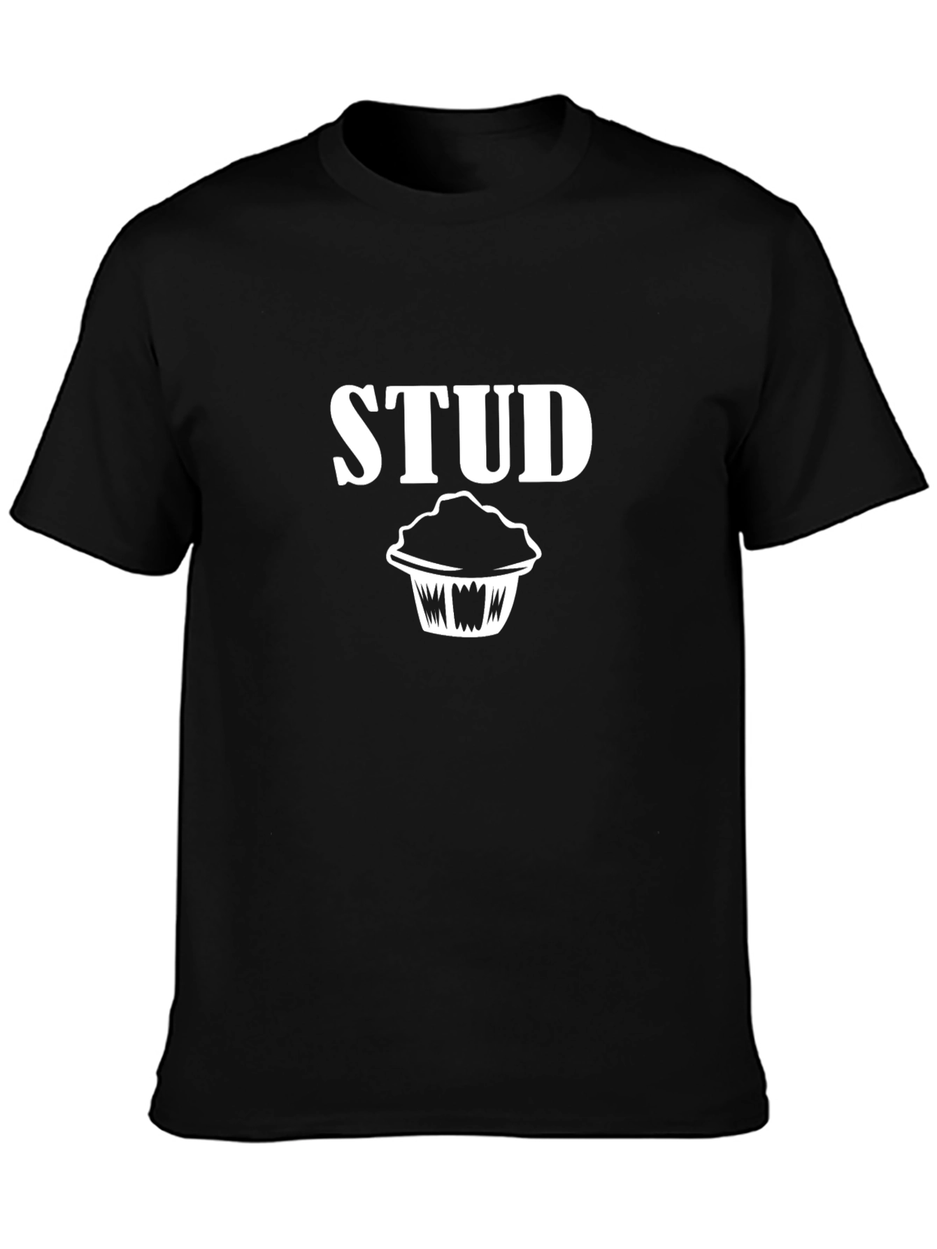 Black Stud Muffin Graphic Tee - Black view 3