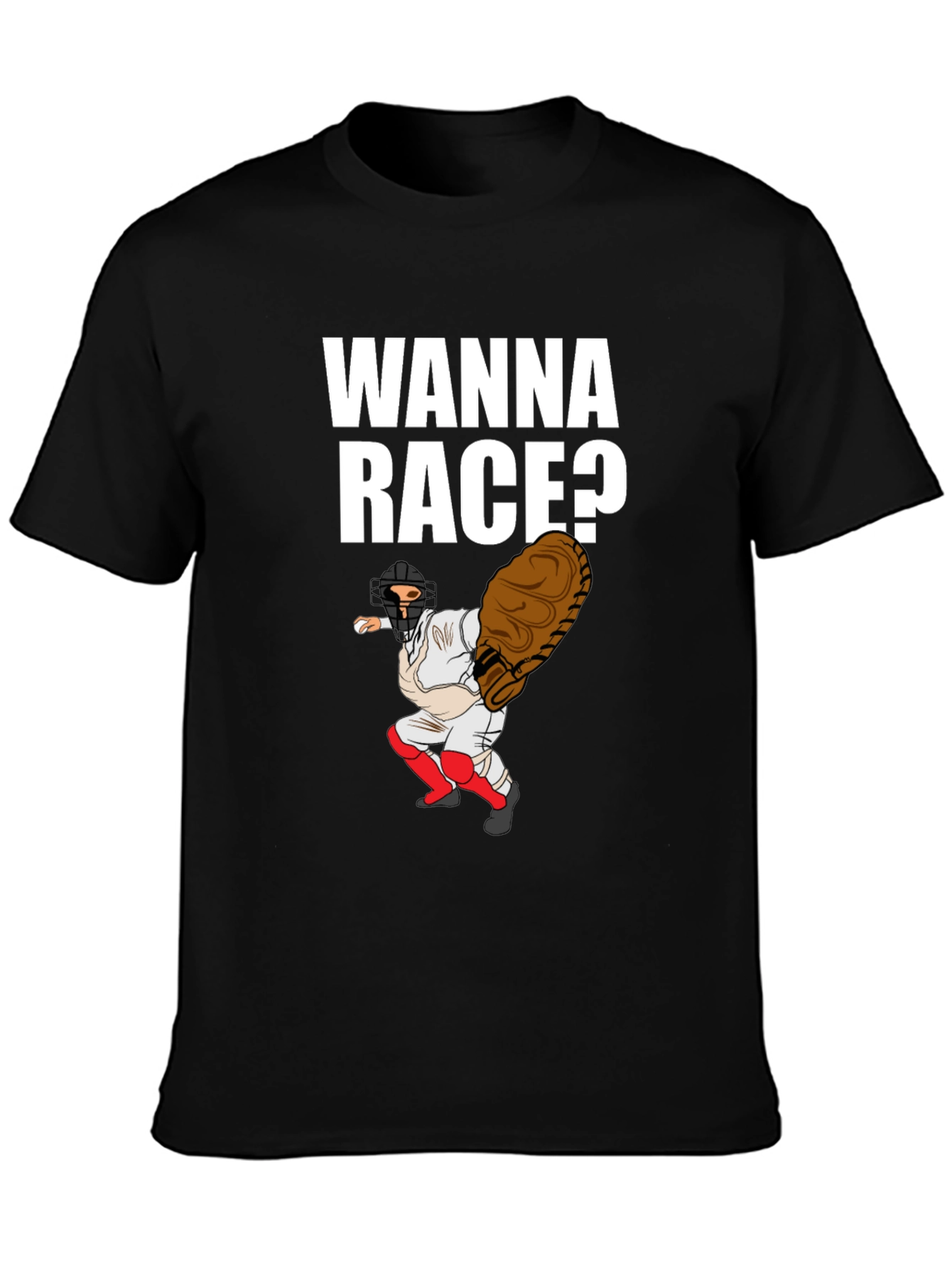 Wanna Race Baseball T-Shirt - 3