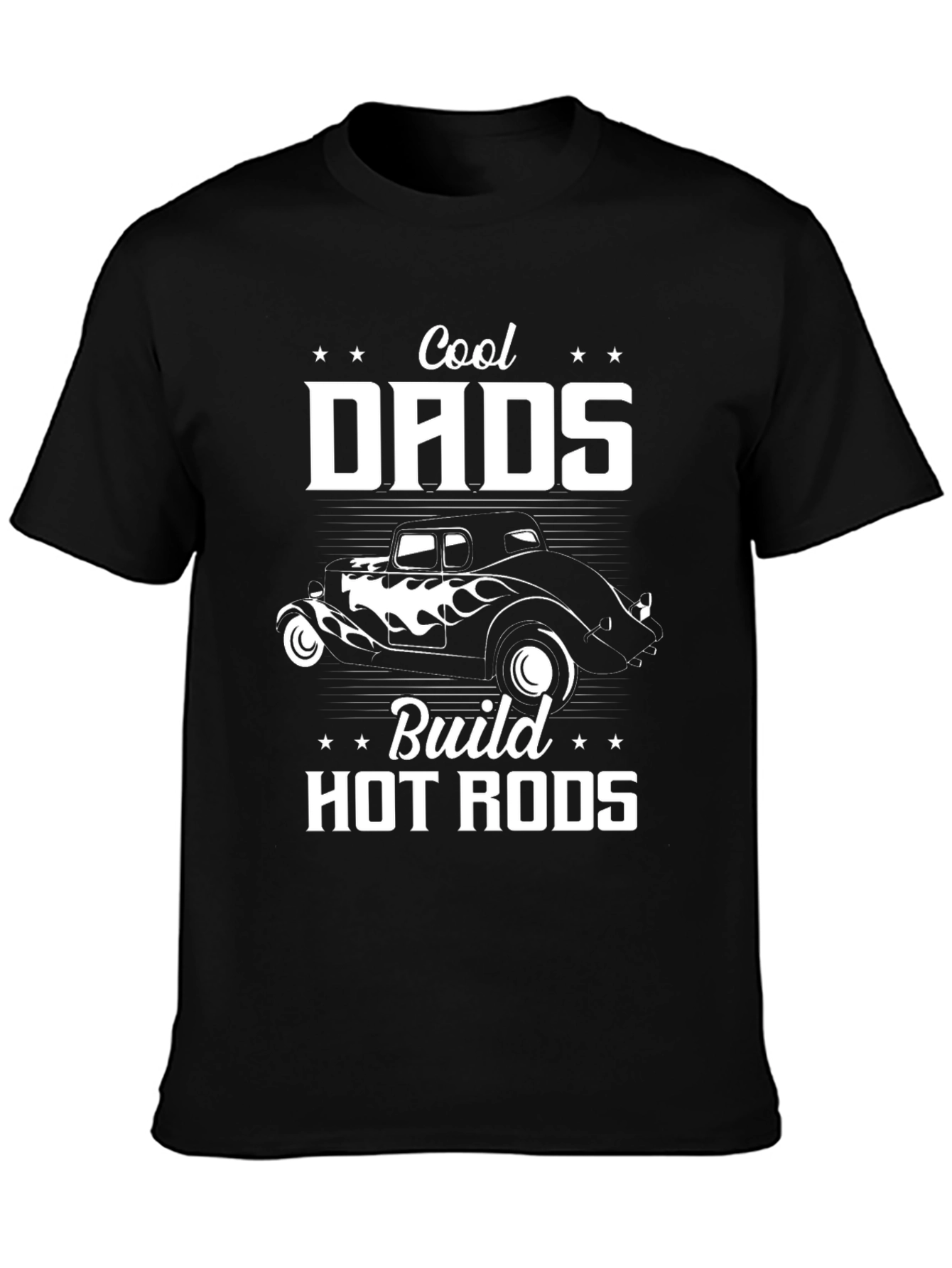 Cool Dads Build Hot Rods Graphic T-Shirt - 3