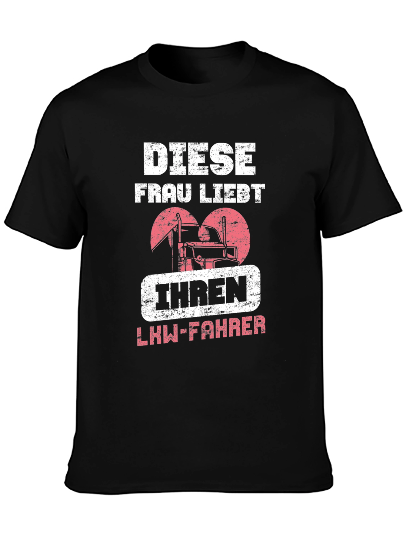 Black Diese Frau Liebt Ihren LKW-Fahrer T-Shirt view 3