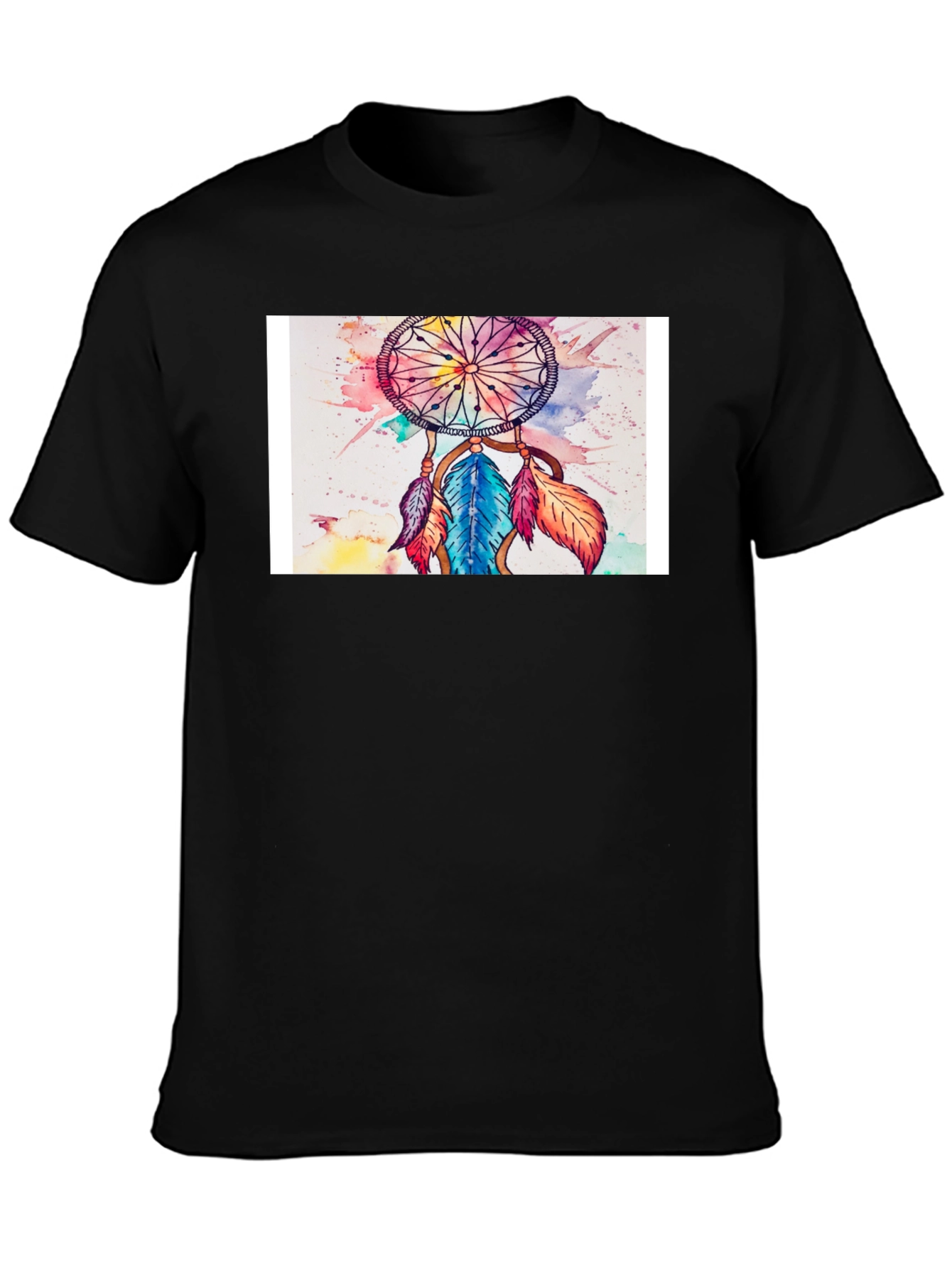 Black Dreamcatcher Graphic Tee - Stylish Cotton Comfort view 3