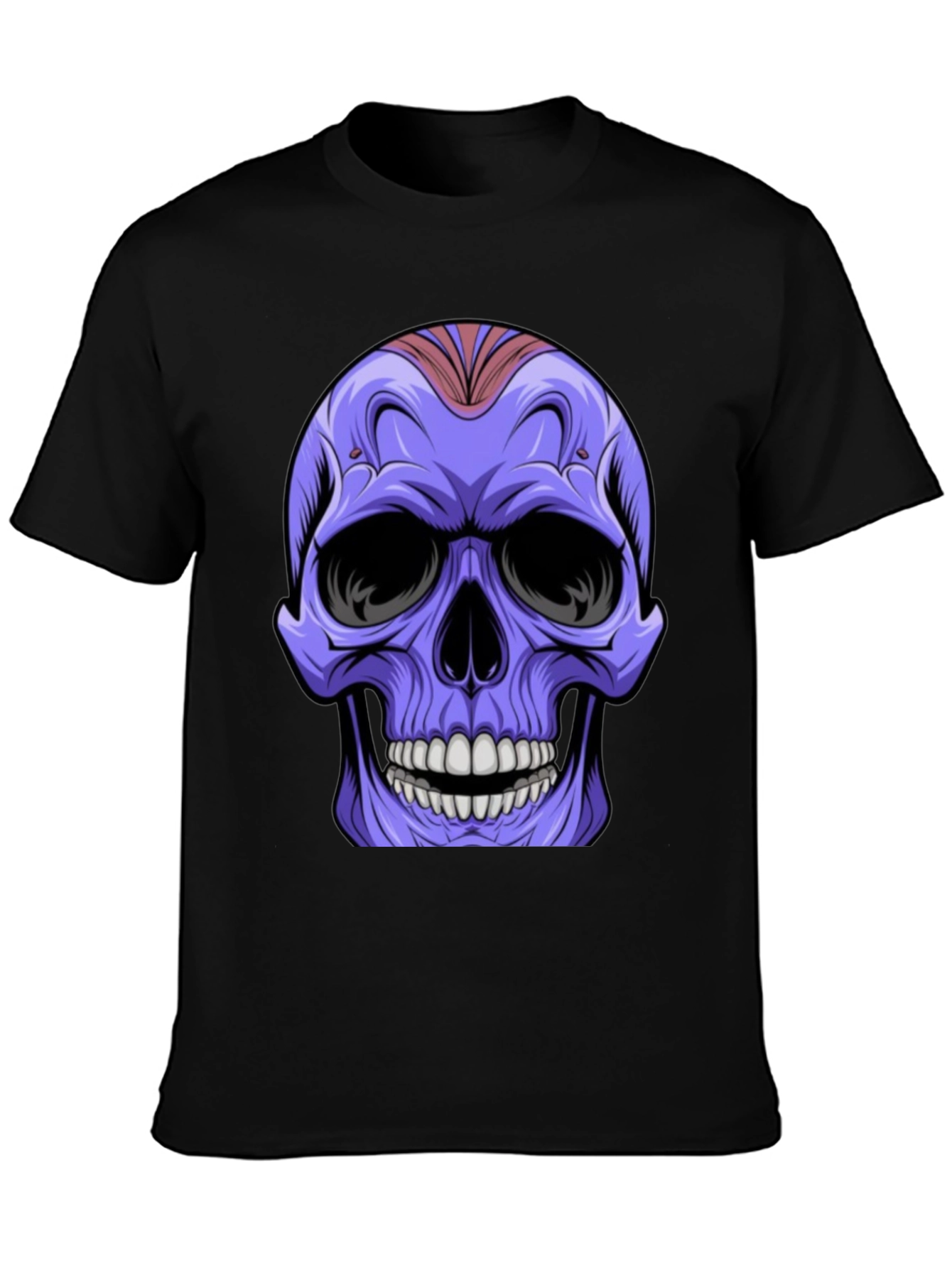 Black Skull Graphic T-Shirt - Cool & Edgy Design view 3