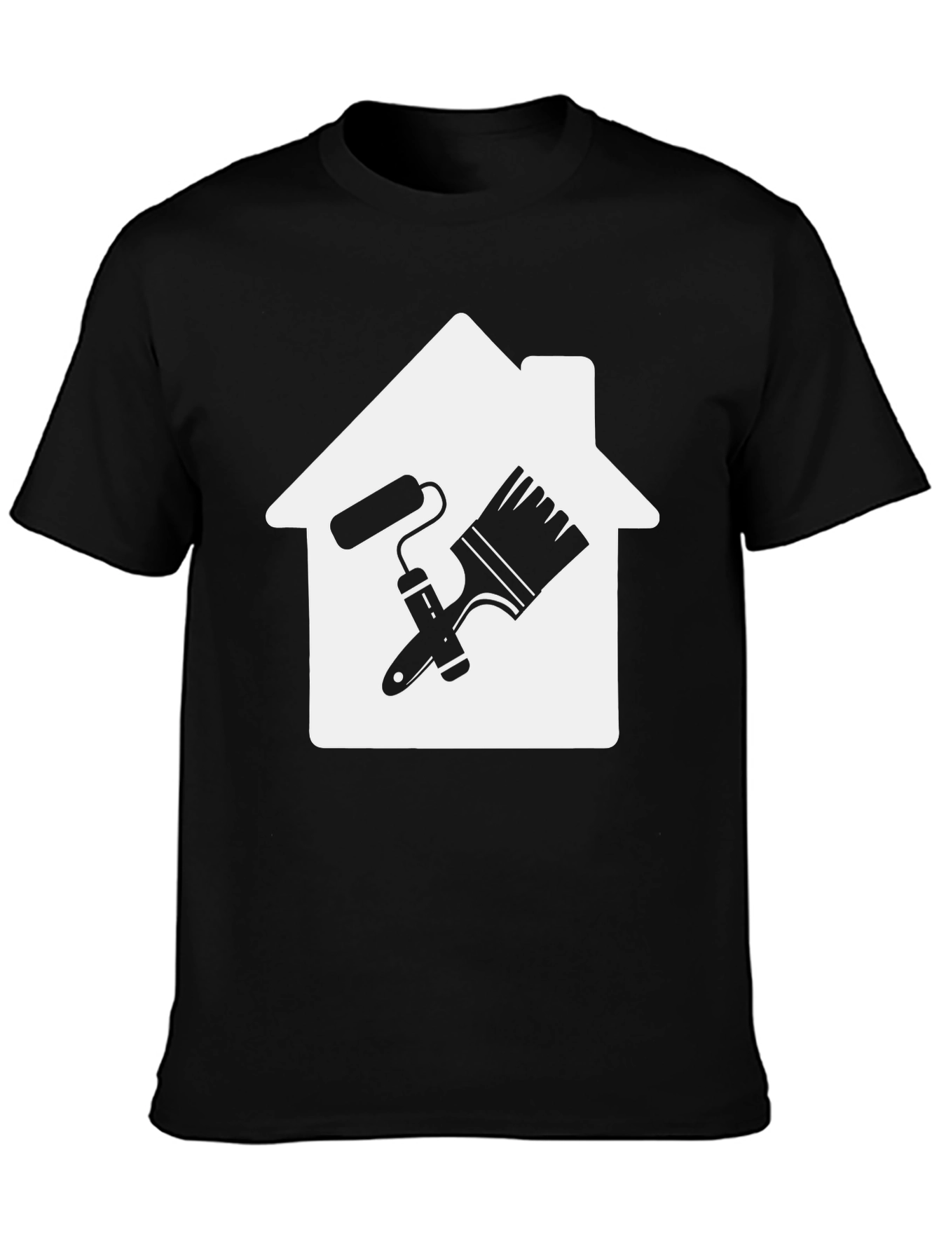 Painter's House T-Shirt - Black Graphic Tee - 3