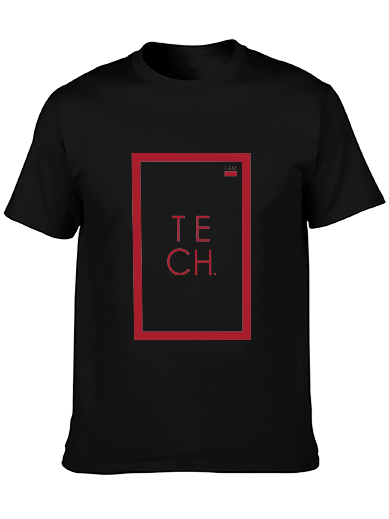 Black Tech Graphic Tee - Modern Style Shirt view 3