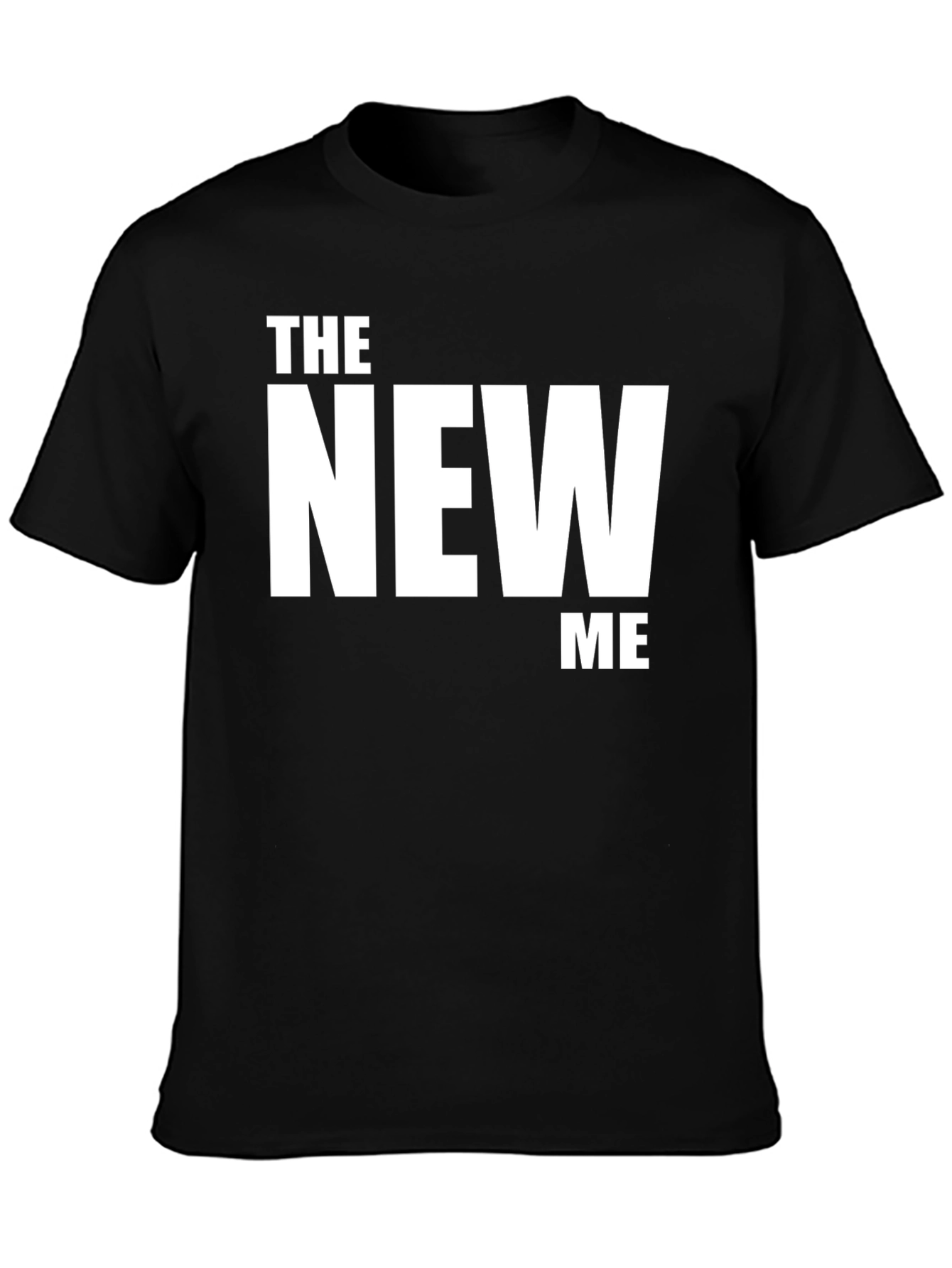 Black The New Me Graphic Tee - Black view 3