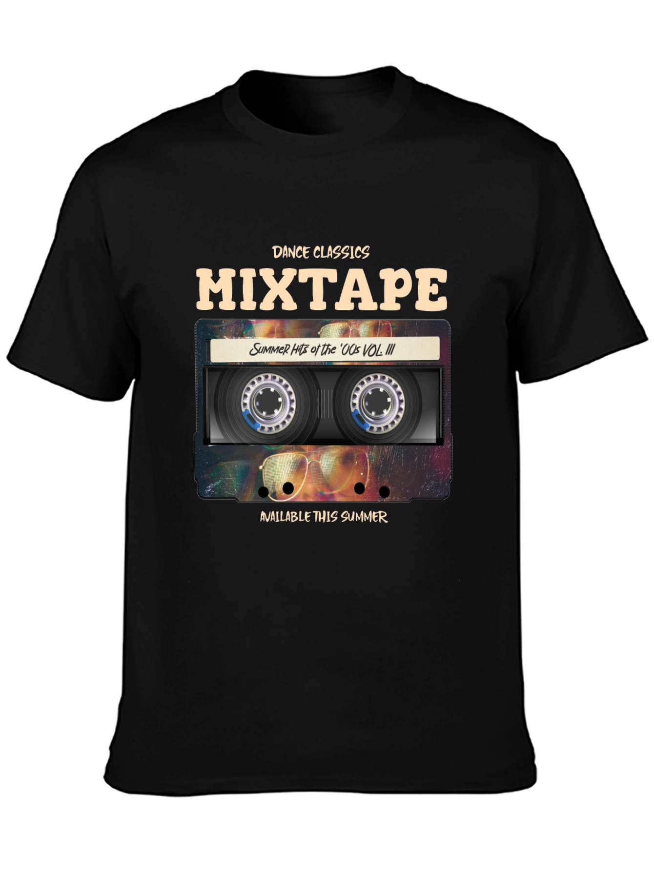Black Dance Classics Mixtape T-Shirt view 3