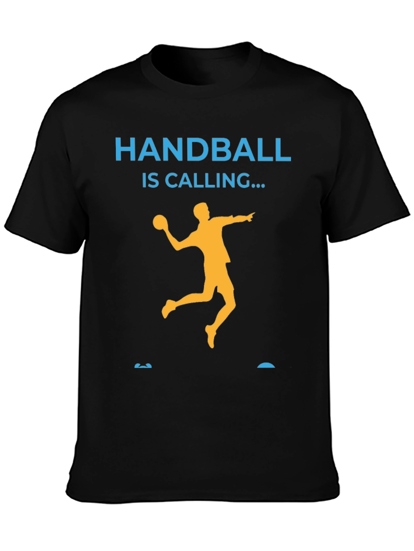 Black Handball Is Calling T-Shirt view 3