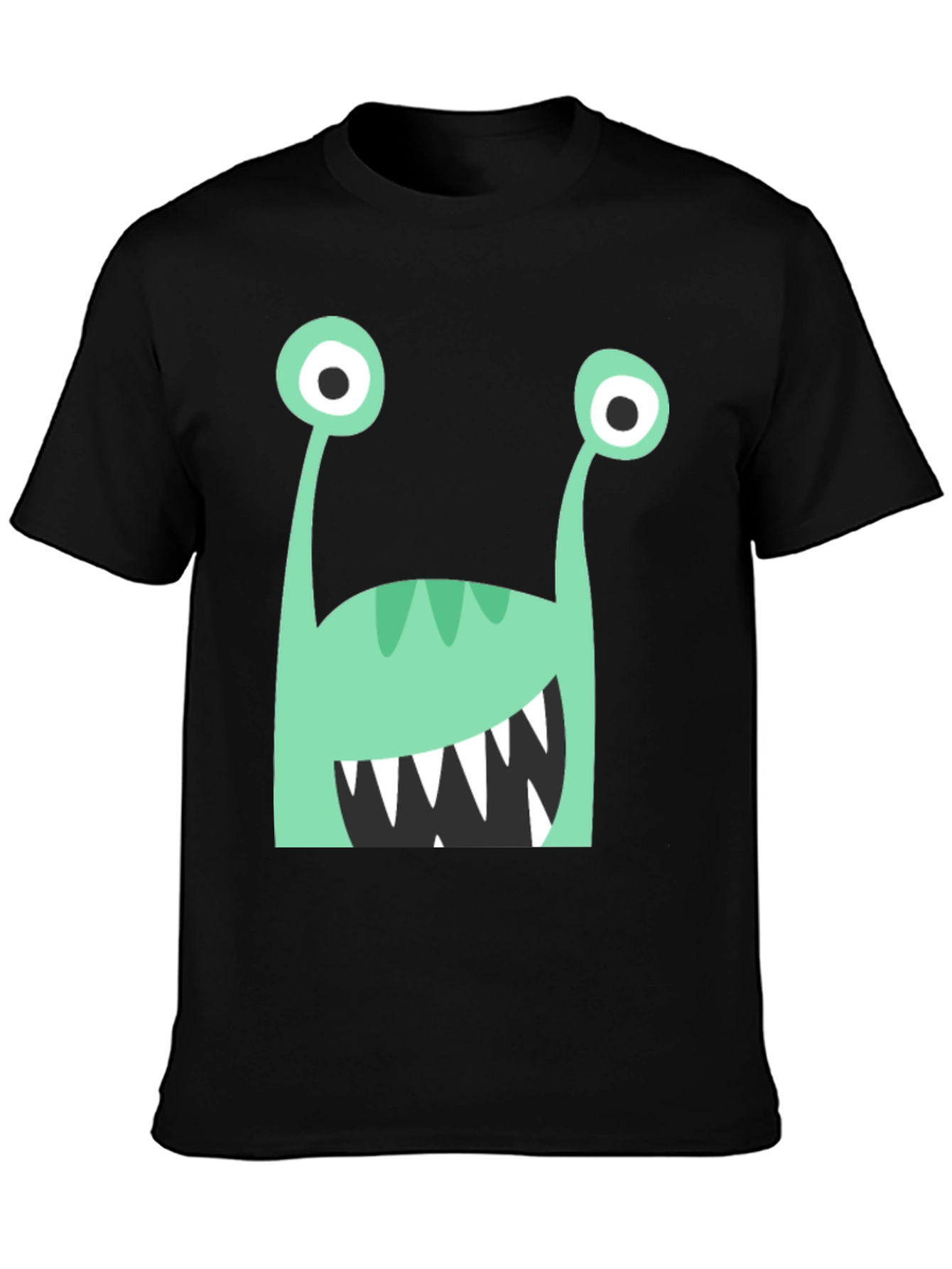 Black Monster Graphic T-Shirt view 3