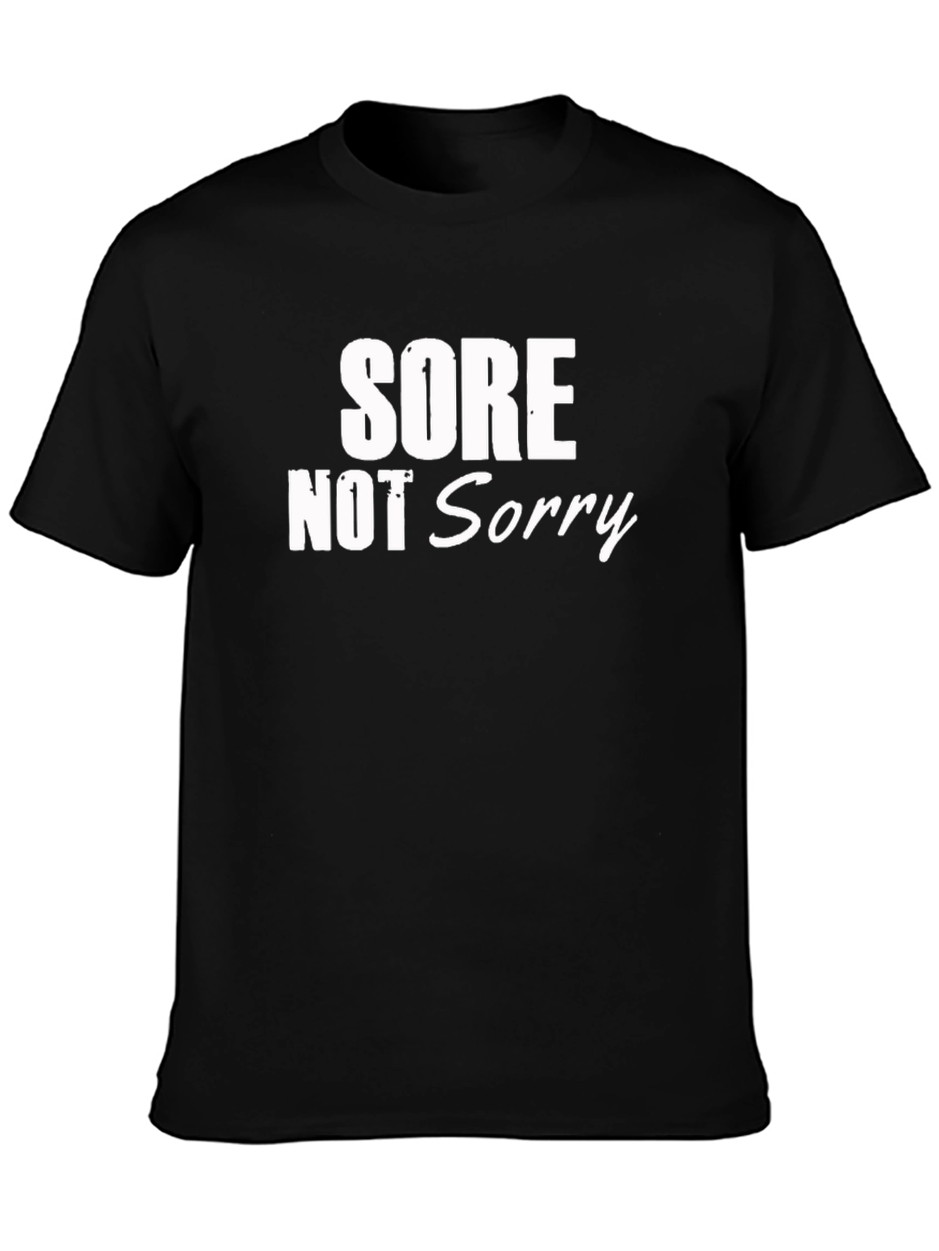 Black Sore Not Sorry Graphic T-Shirt view 3