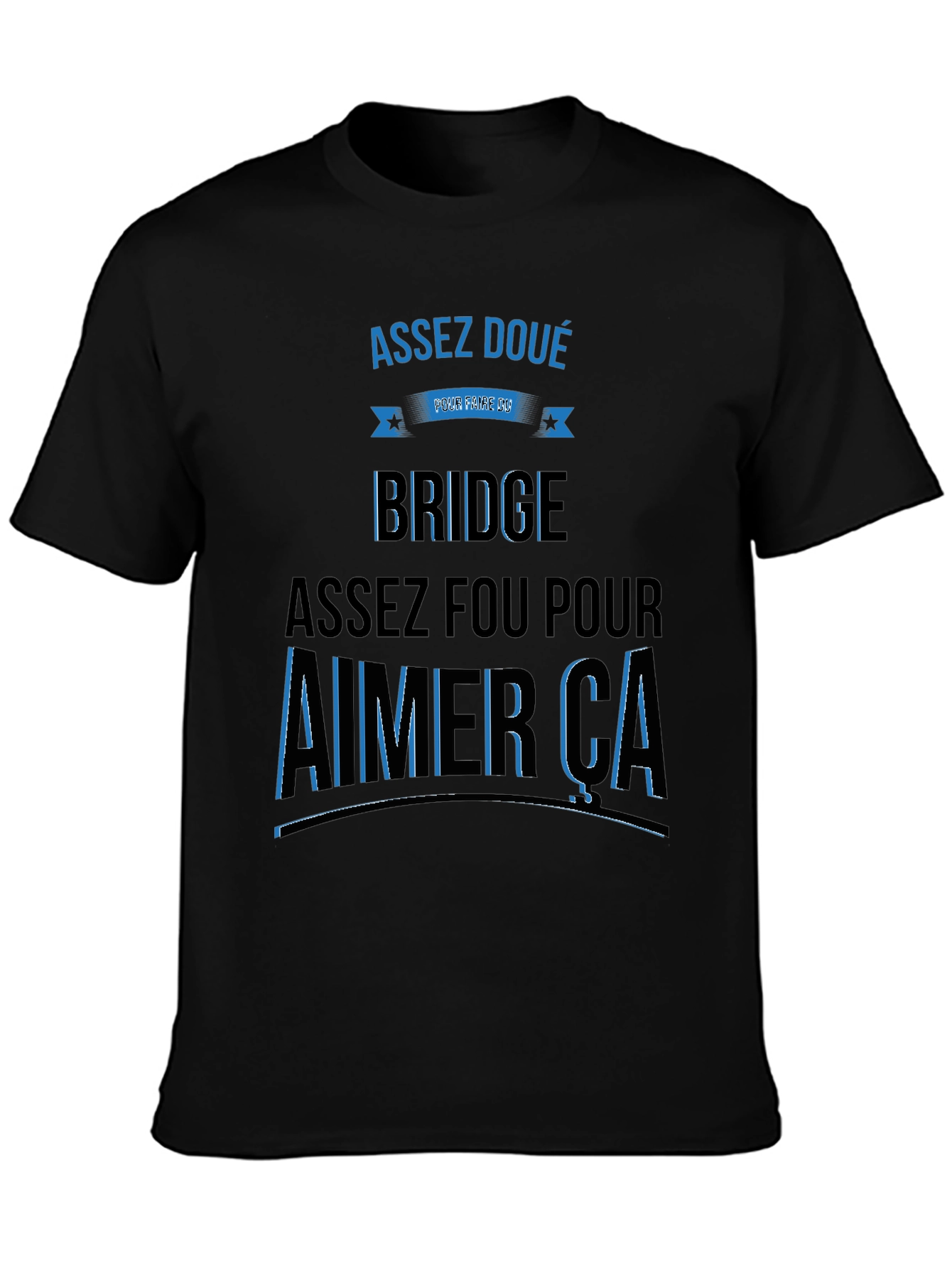 Black Assez Doué Bridge T-Shirt view 3