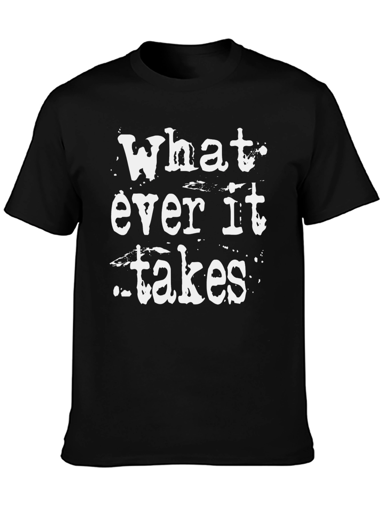 Black Whatever It Takes Graphic Tee view 3