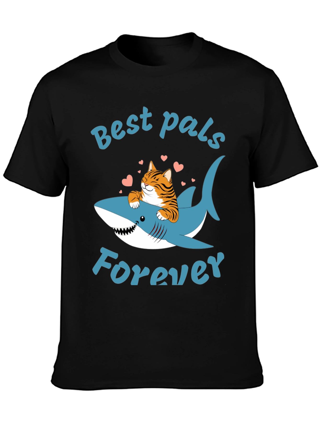Black Best Pals Forever Graphic Tee view 3