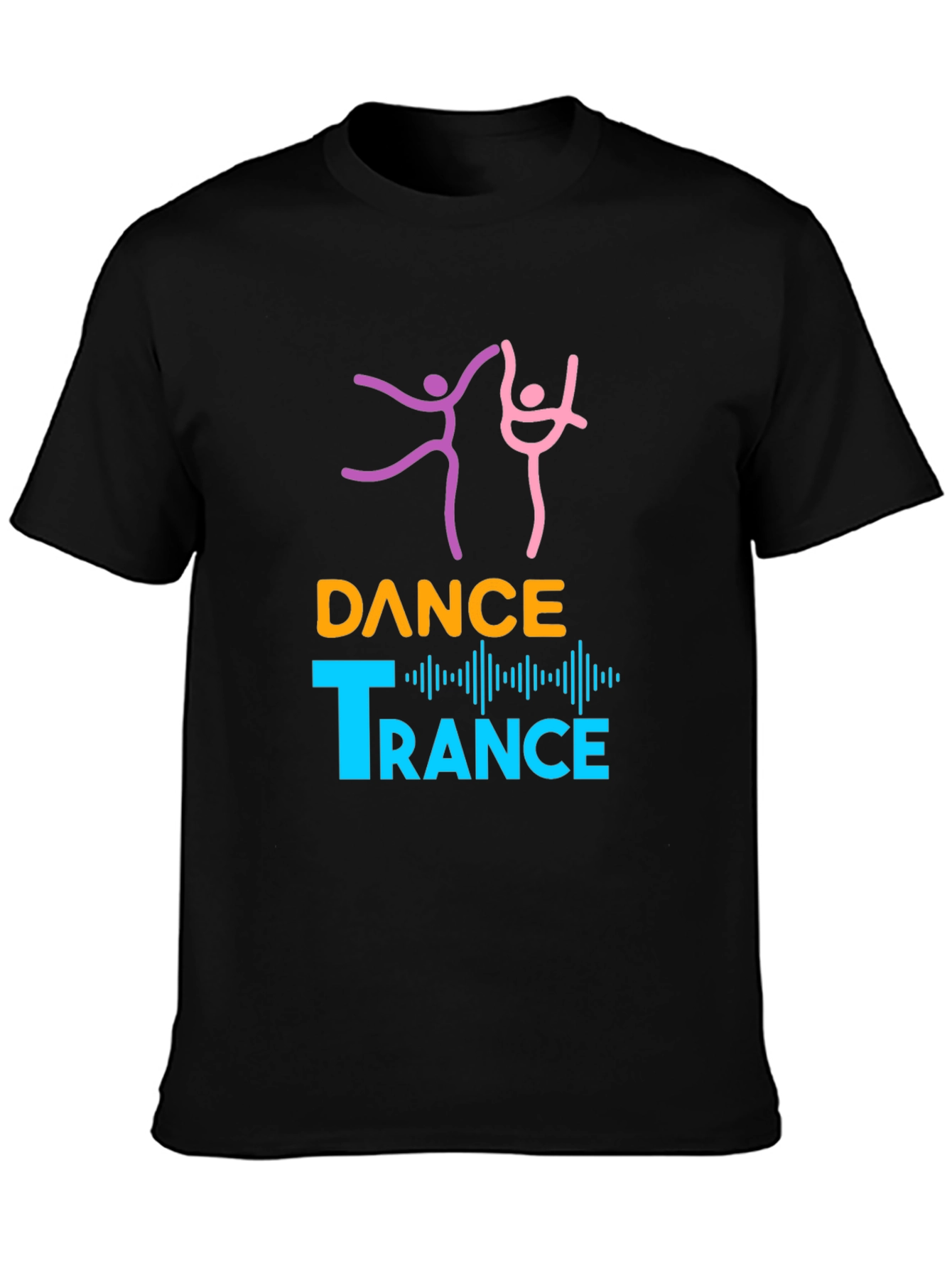 Black Dance Trance Graphic Tee view 3