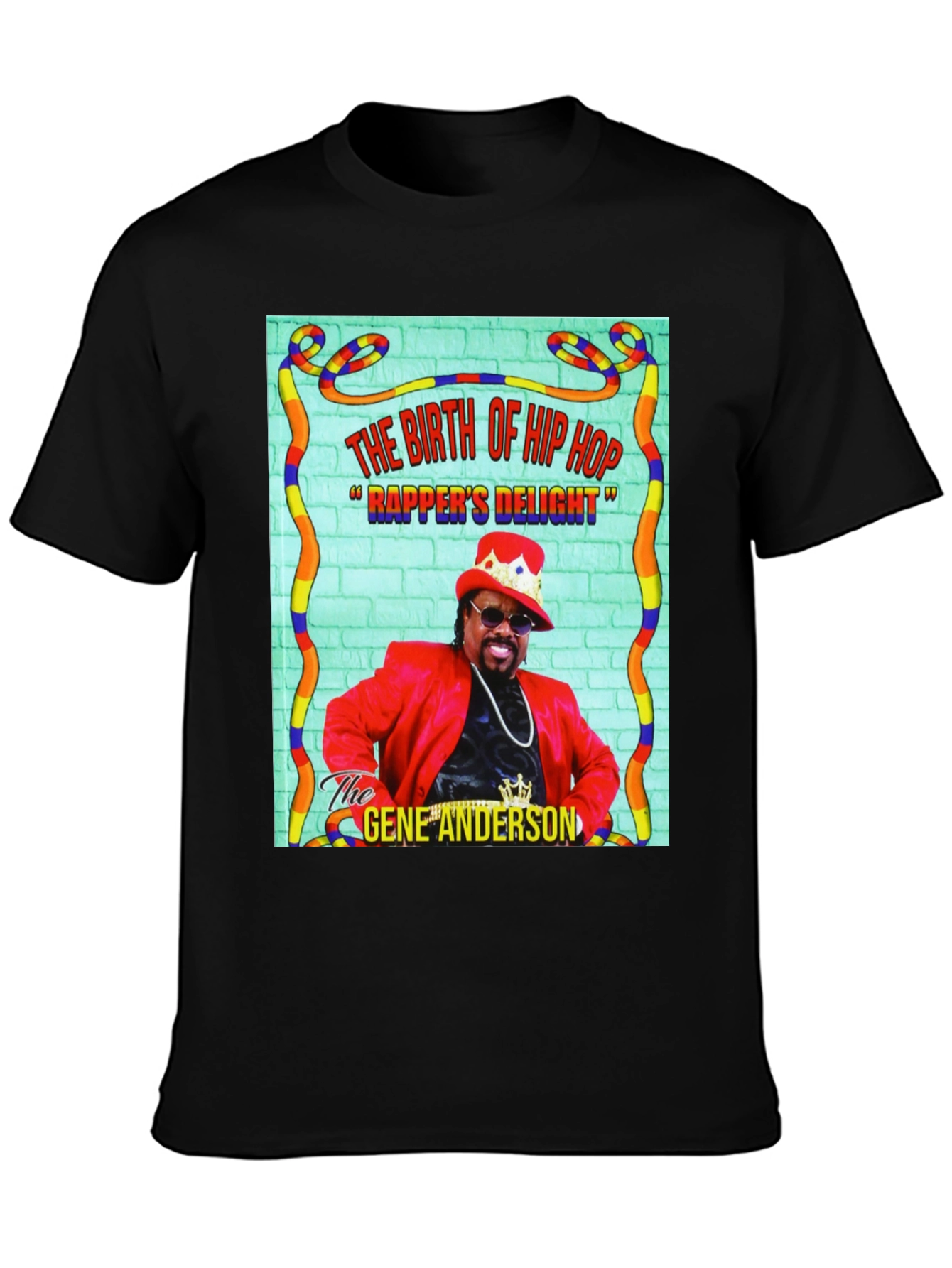 Black Birth of Hip Hop "Rapper's Delight" T-Shirt view 3