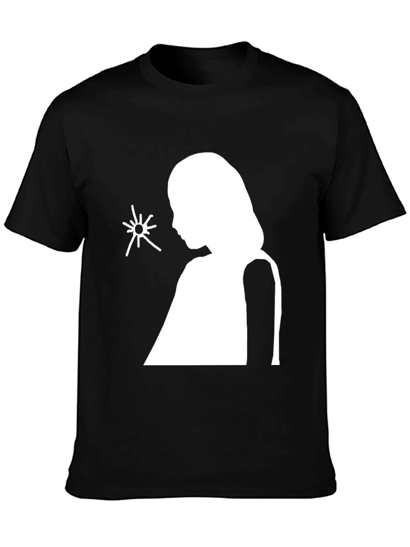 Black Silhouette Graphic Tee - Black view 3