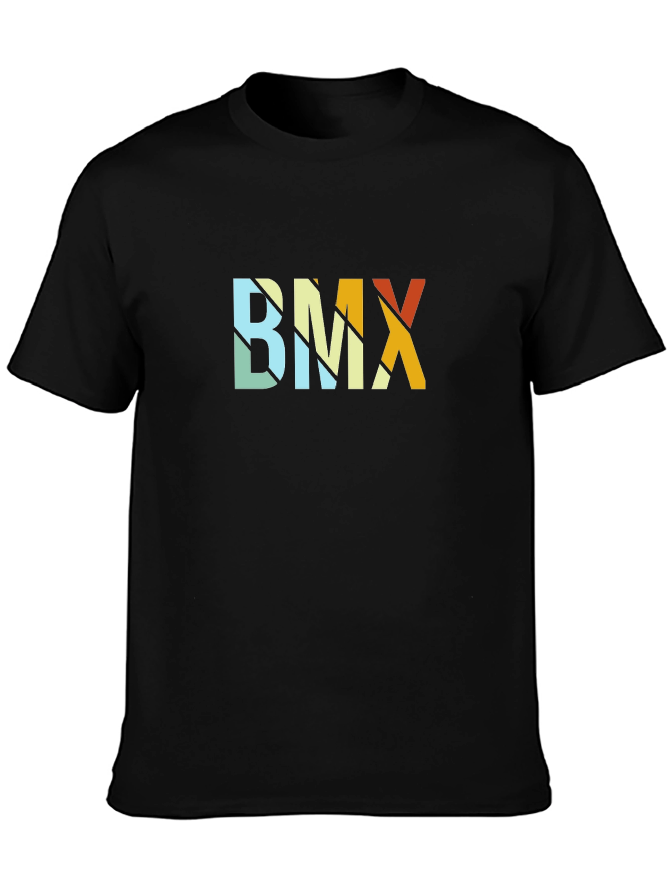 Black BMX Retro Style Graphic Tee - Classic Design view 3
