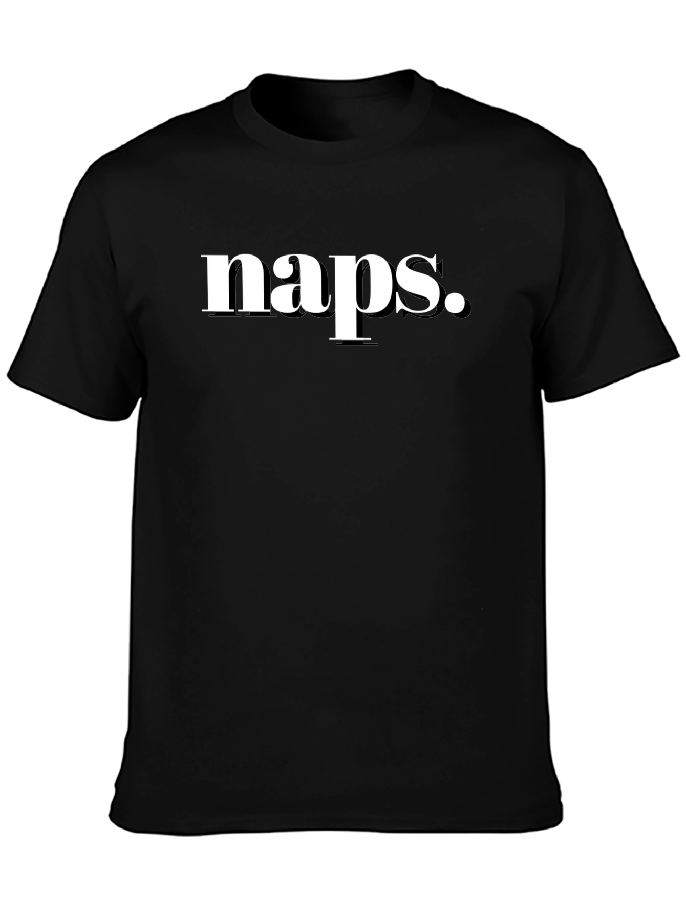 Black Naps T-Shirt - Comfort & Style view 3