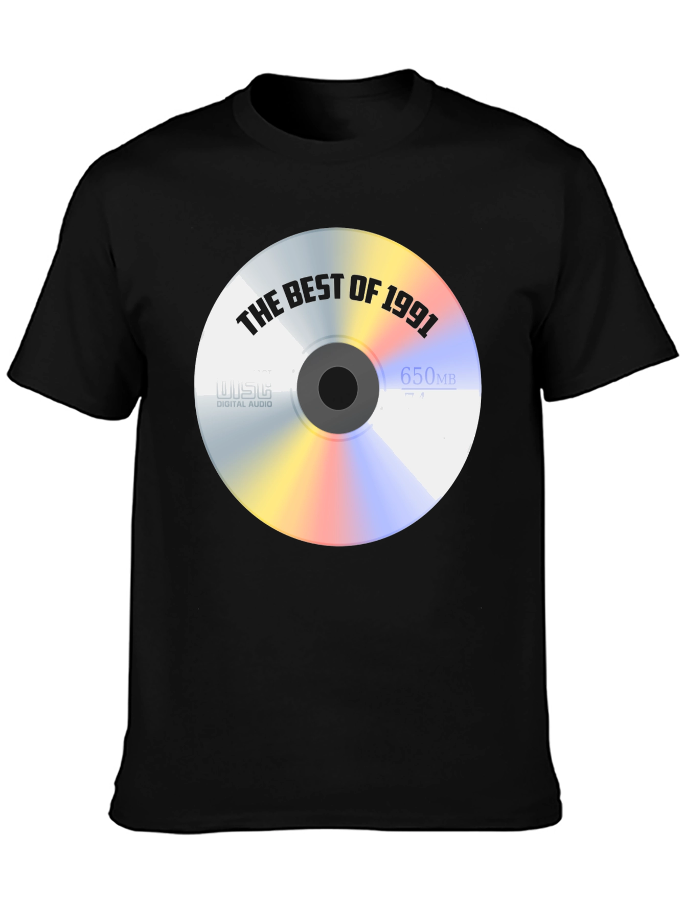 Black The Best of 1991 CD Graphic Tee - Retro Nostalgia view 3