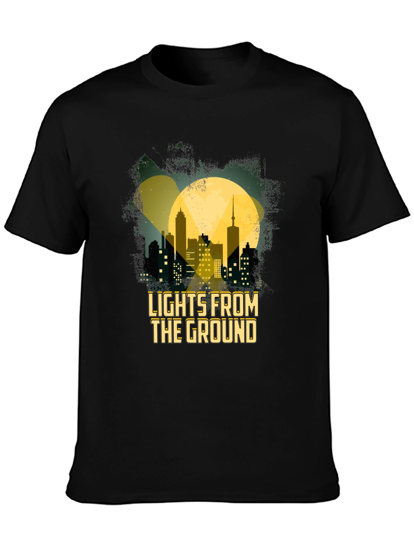 Black Lights From The Ground Graphic Tee view 3