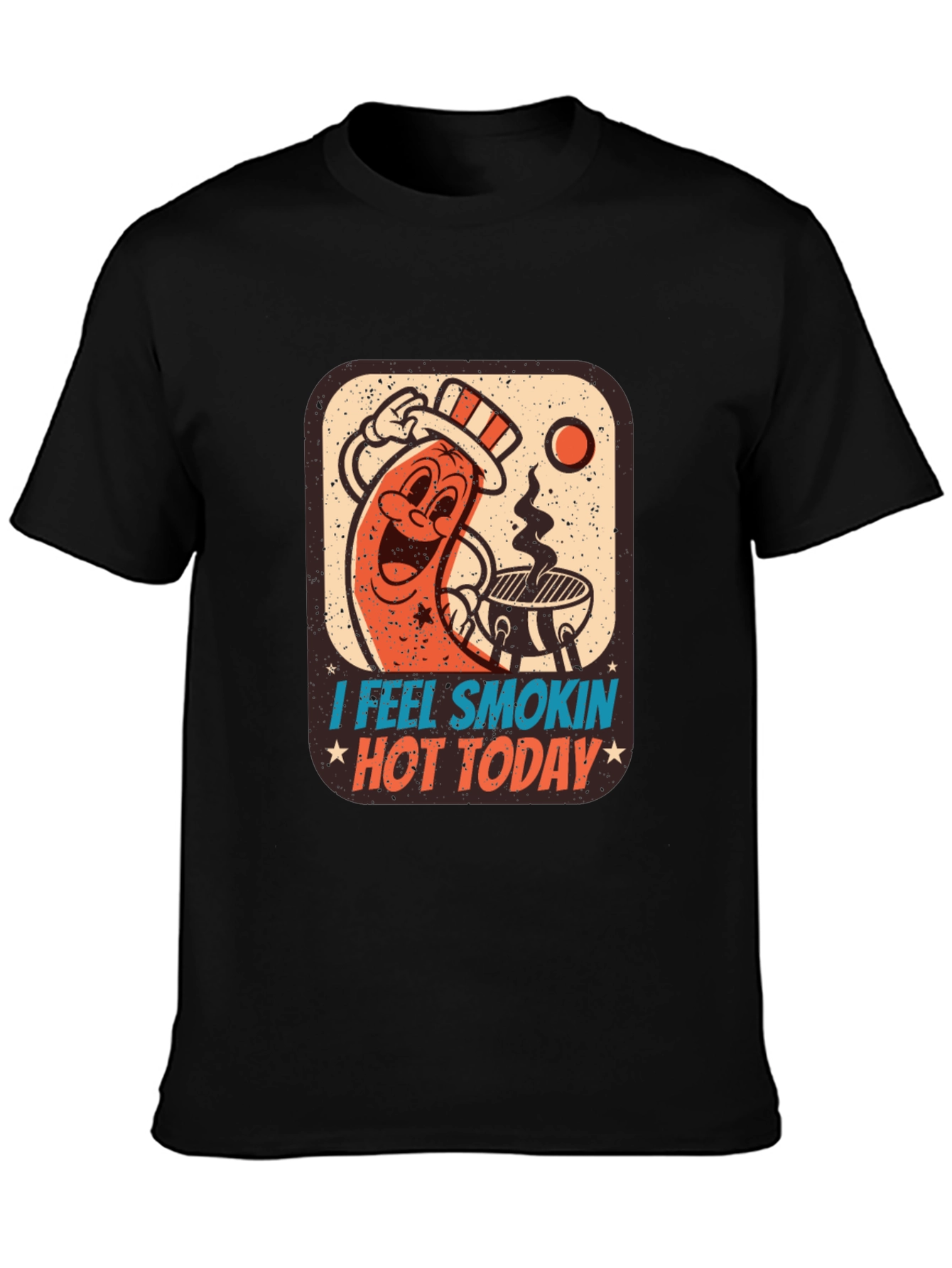 Black Smokin' Hot Today T-Shirt view 3
