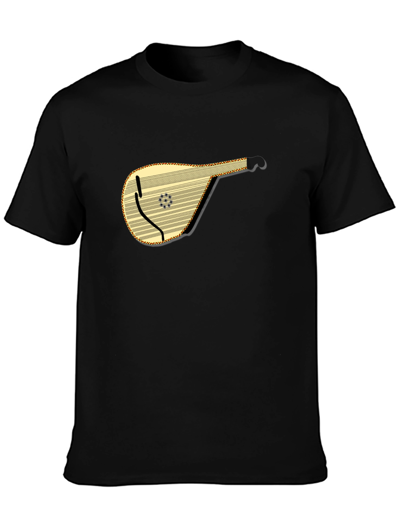 Bandura Graphic Tee - Black Cotton Shirt - 3