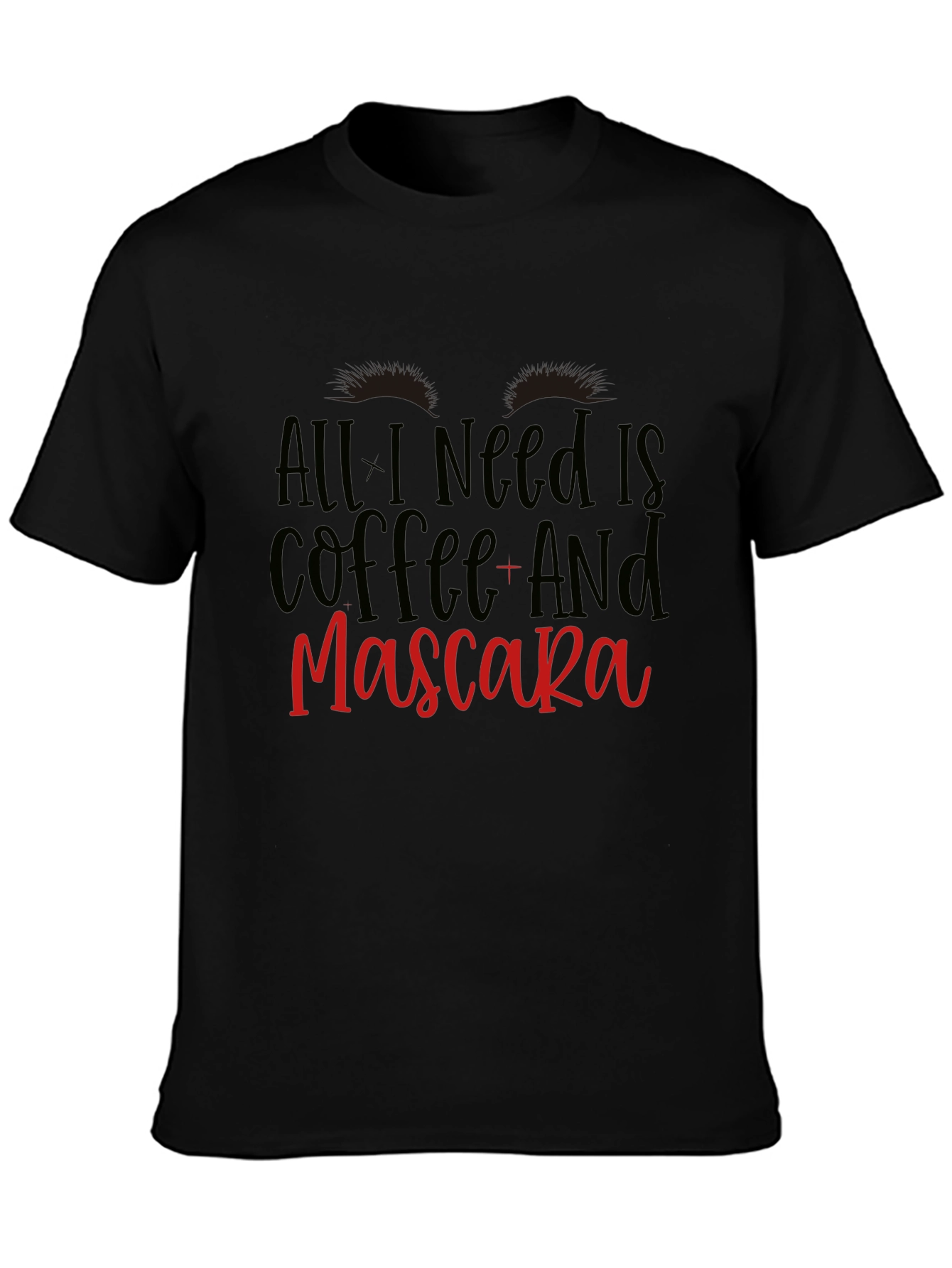 Black Coffee and Mascara T-Shirt view 3