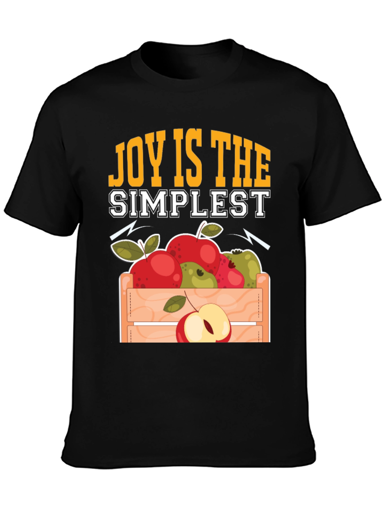 Black Joy Is The Simplest Apple Crate T-Shirt view 3