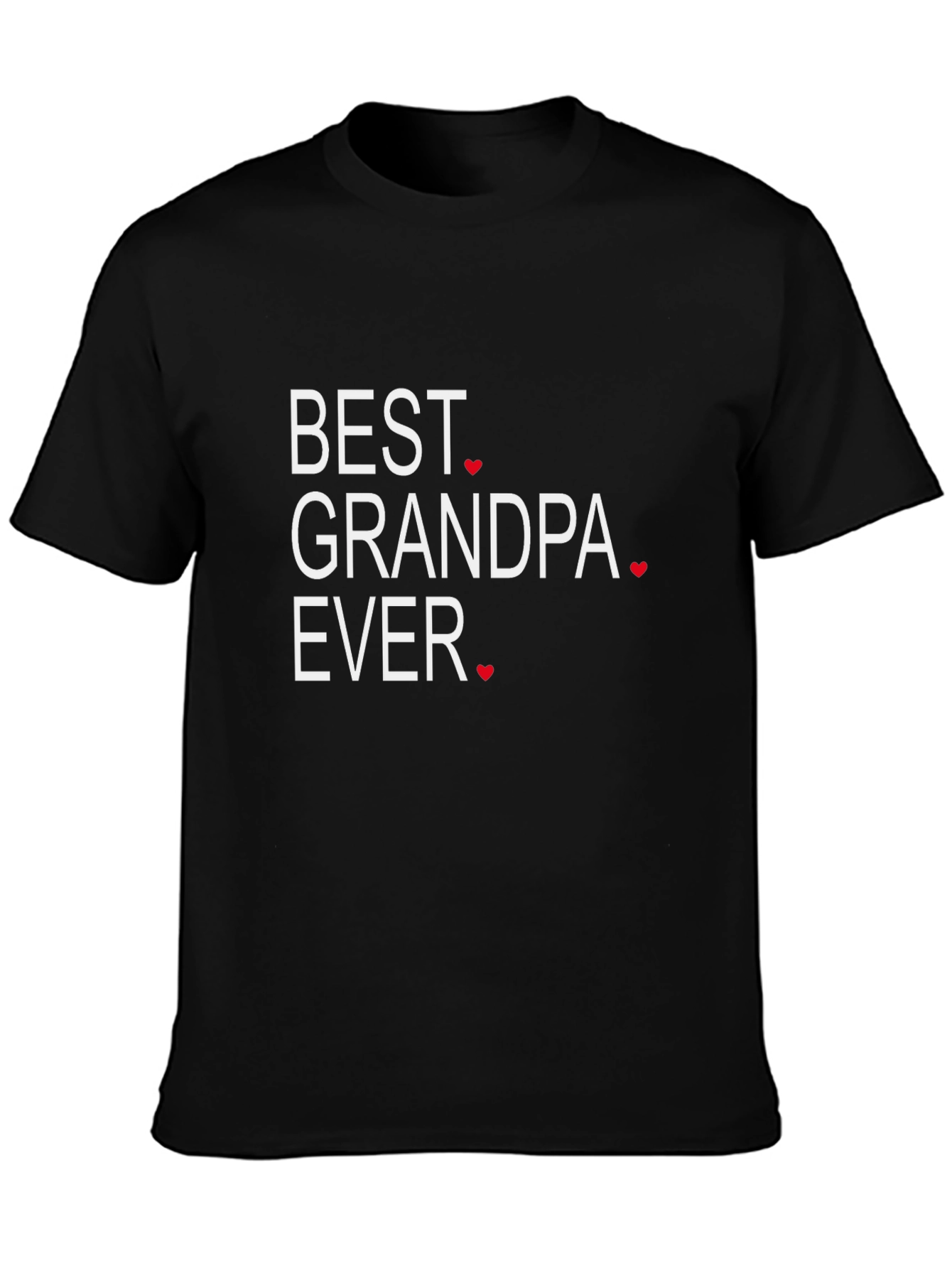 Black Best Grandpa Ever T-Shirt - Father's Day Gift view 3