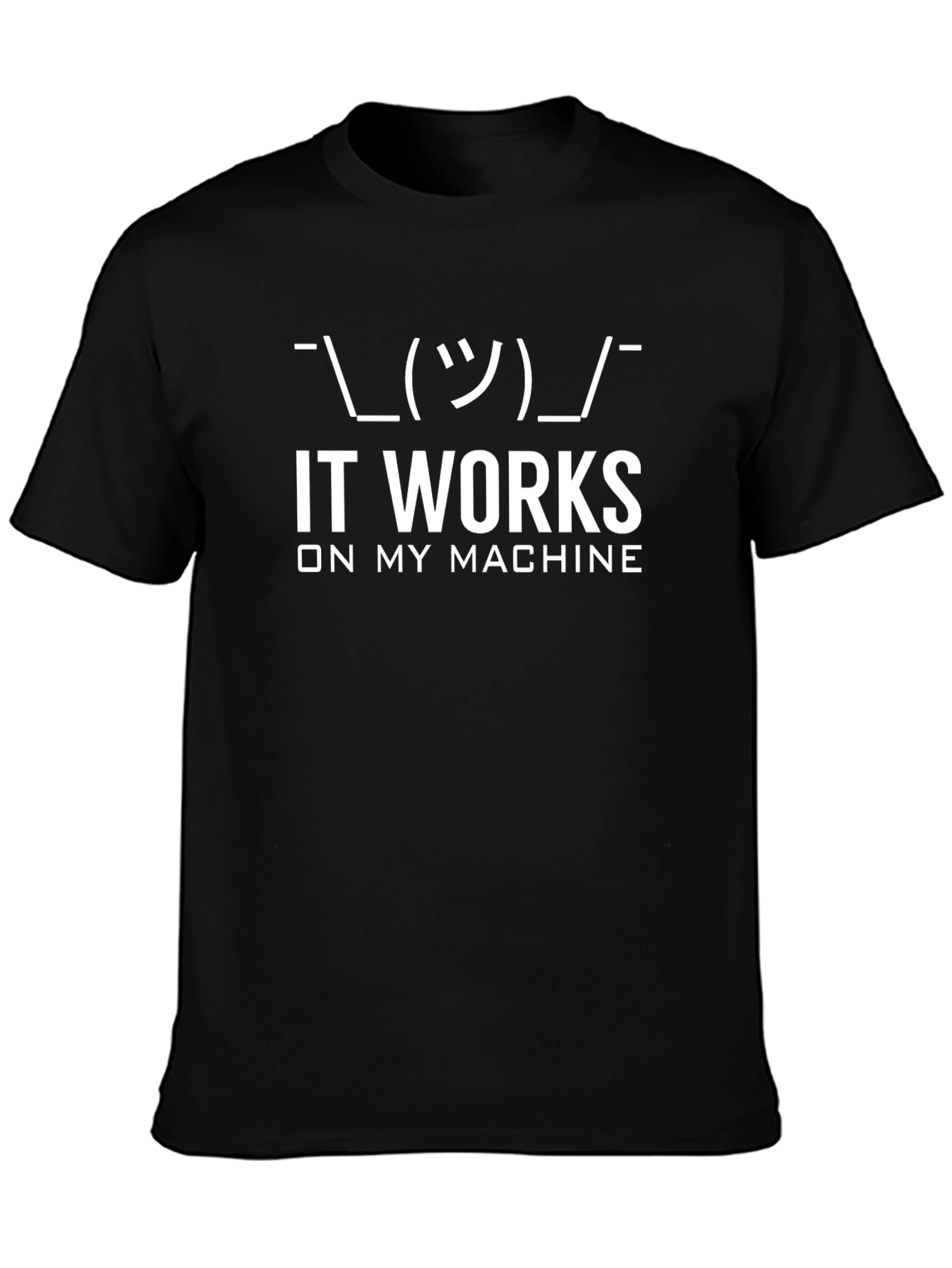 Black It Works On My Machine T-Shirt view 3