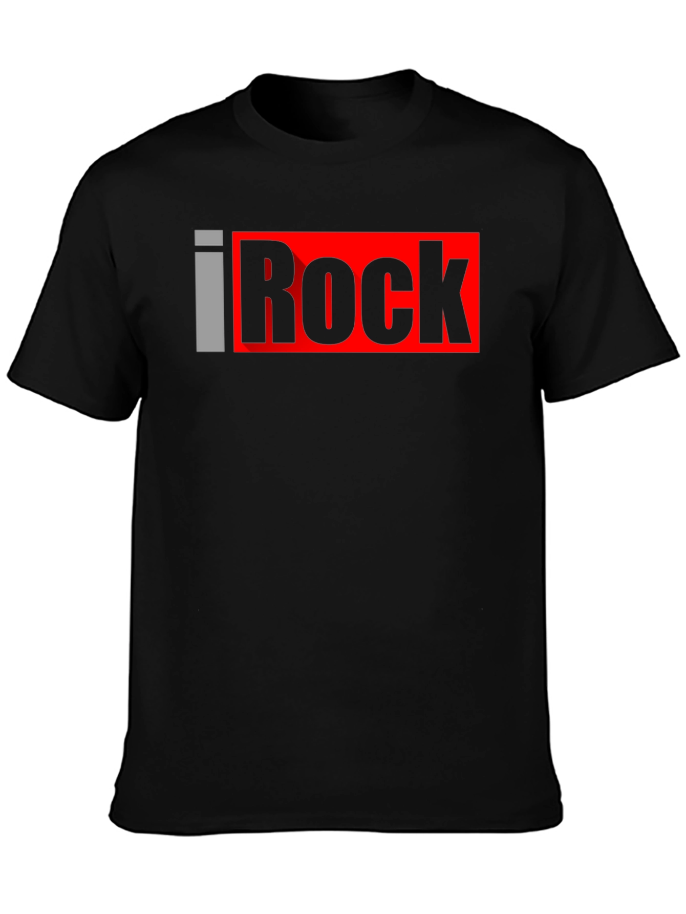 I Rock Graphic T-Shirt - Black - 3
