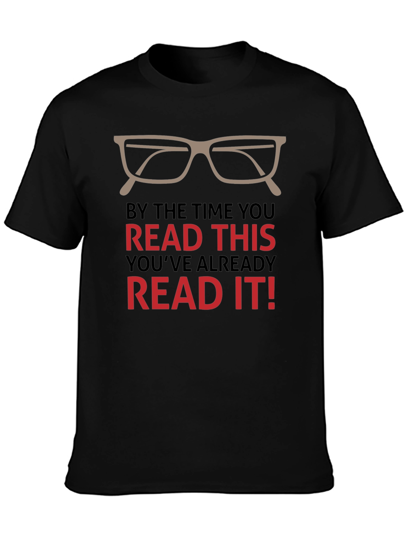 Black Funny Read This T-Shirt view 3