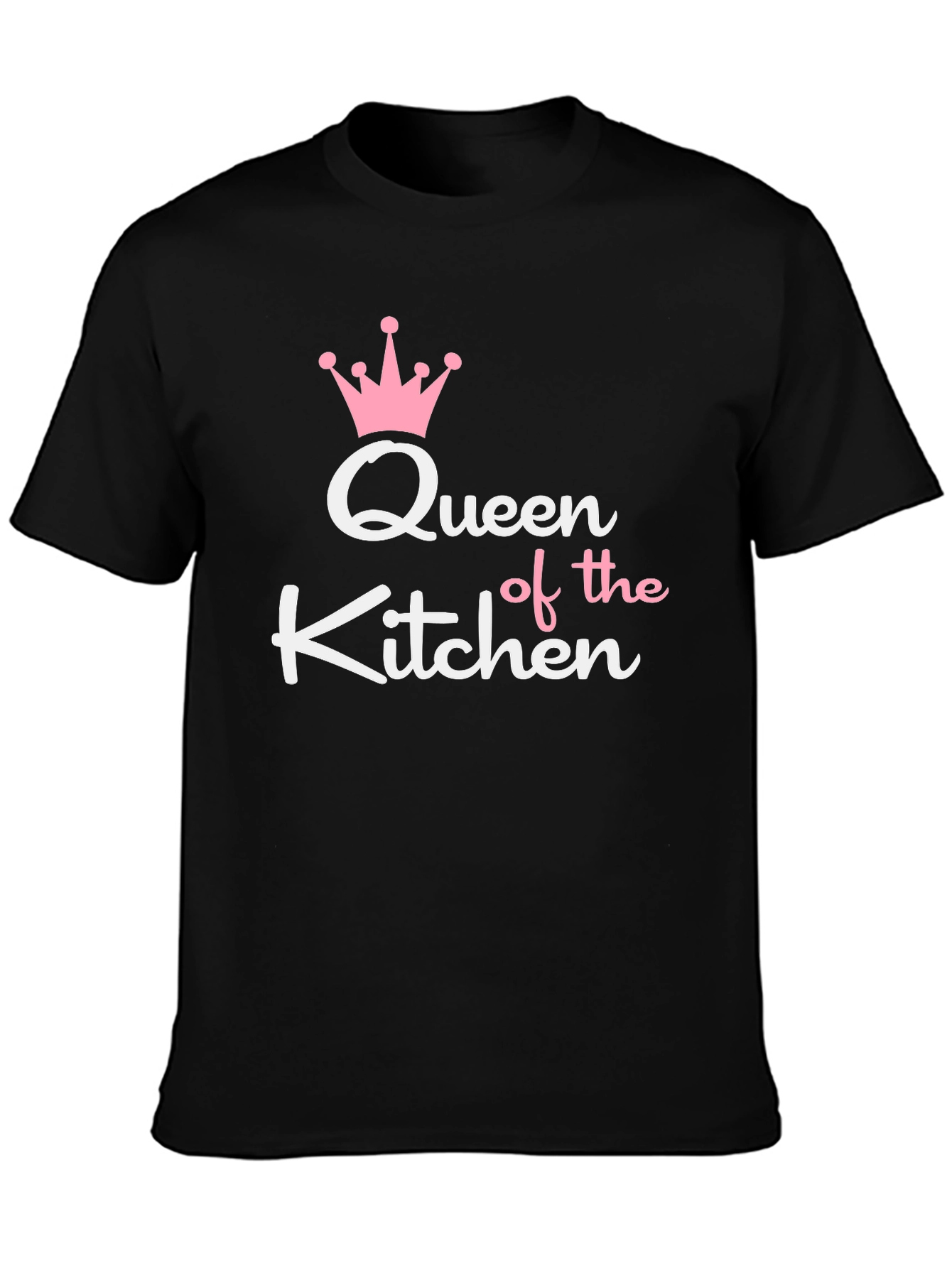 Black Queen of the Kitchen Graphic Tee - Black view 3