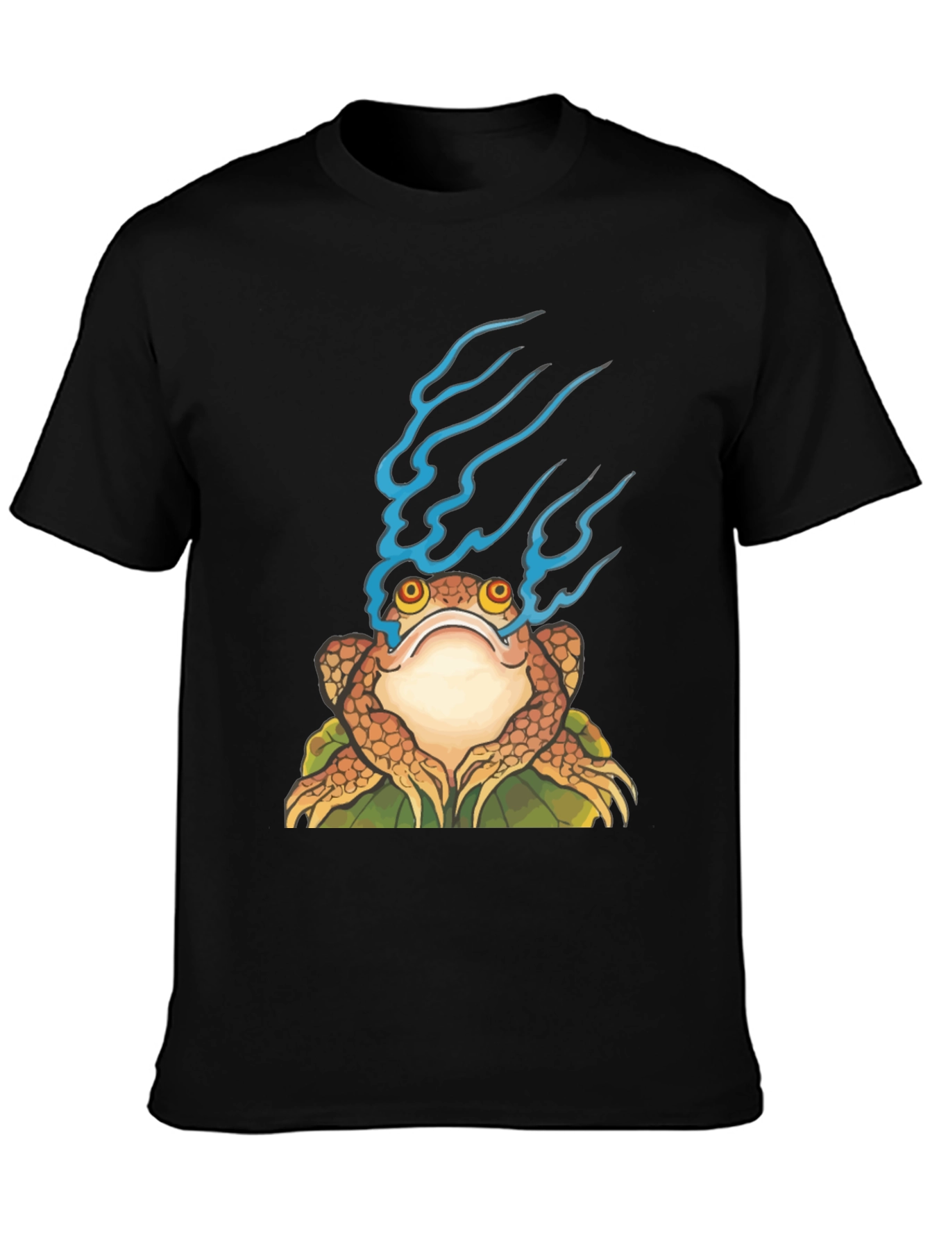 Black Mystic Frog Graphic Tee - Black view 3